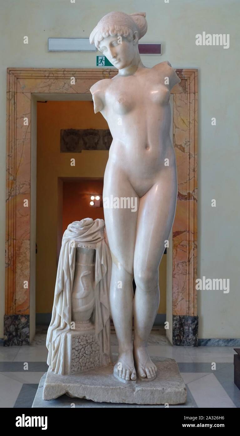 Esquilin Vénus, M.C. inv. 1141, Roman, début de l'époque impériale, le marbre - Musei Capitolini - Rome, Italie - Banque D'Images