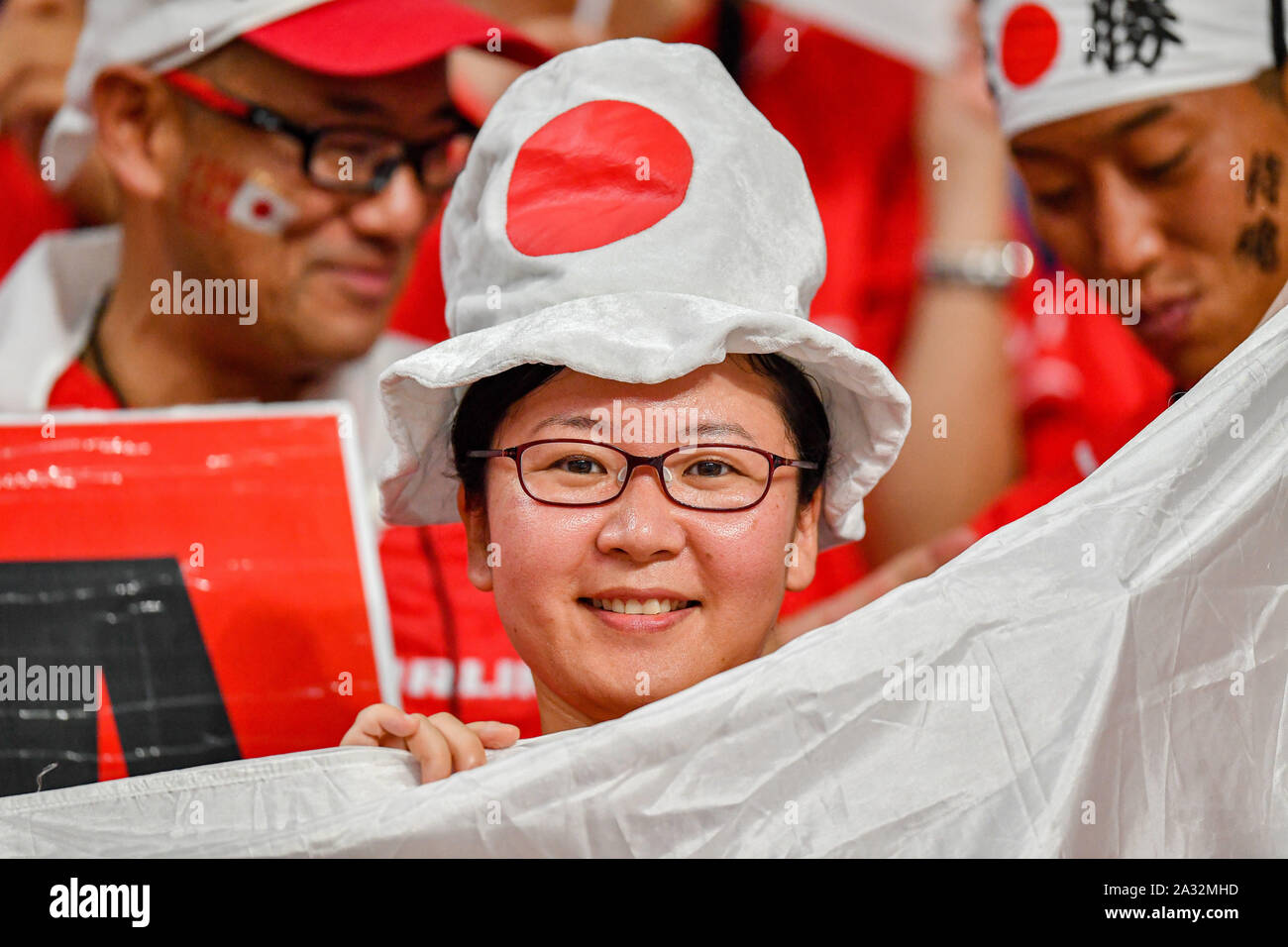 Doha, Qatar. 08Th Oct, 2019. Un groupe de Japonais pendant jour 8 de l'IAAF World Athletics Championships - 2019 de Doha à Khalifa International Stadium le Vendredi, Octobre 04, 2019 À DOHA, QATAR. Credit : Taka Wu/Alamy Live News Banque D'Images