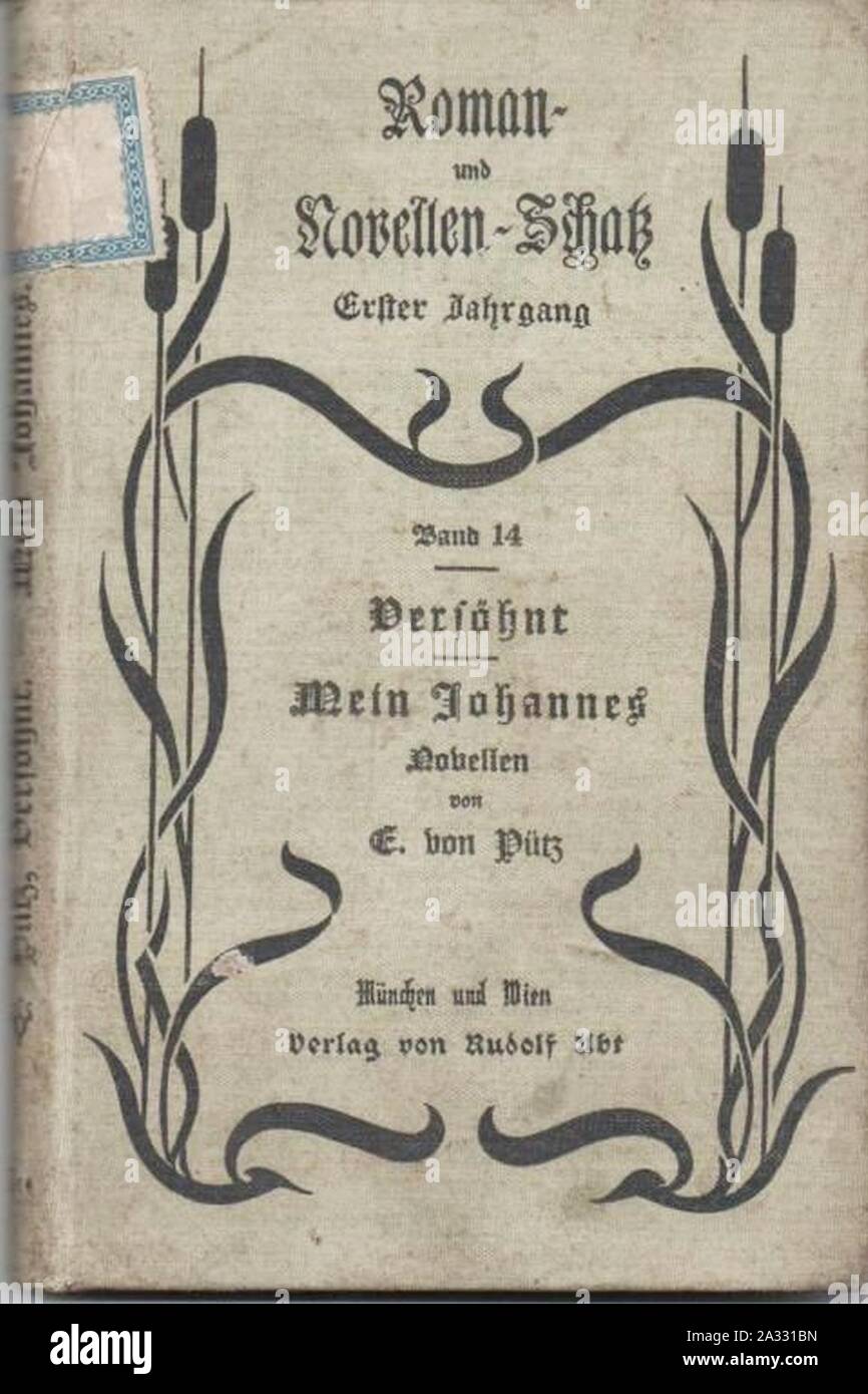 Everilda von Pütz Buchcover 1. Banque D'Images