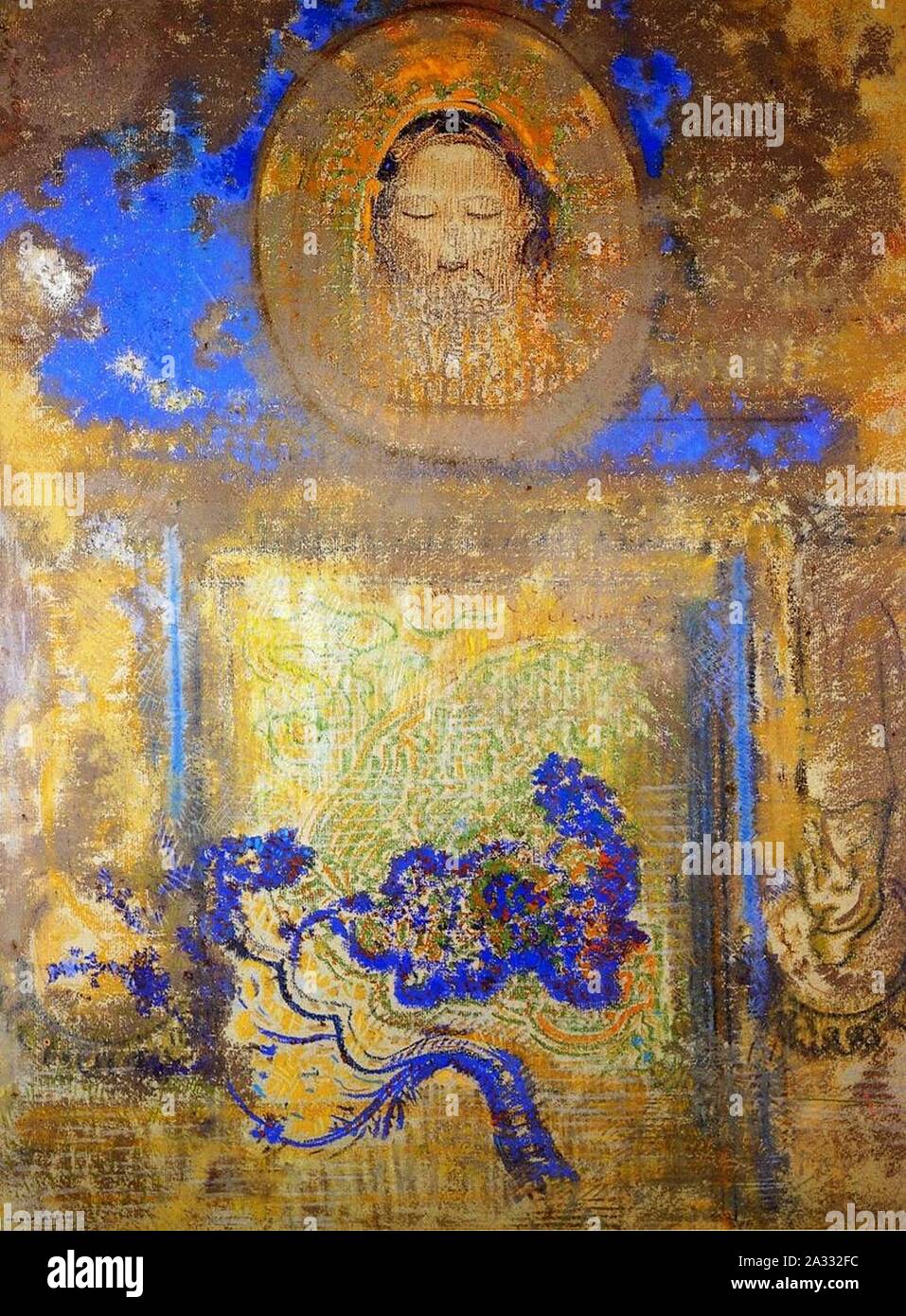 Évocation d'Odilon Redon. Banque D'Images