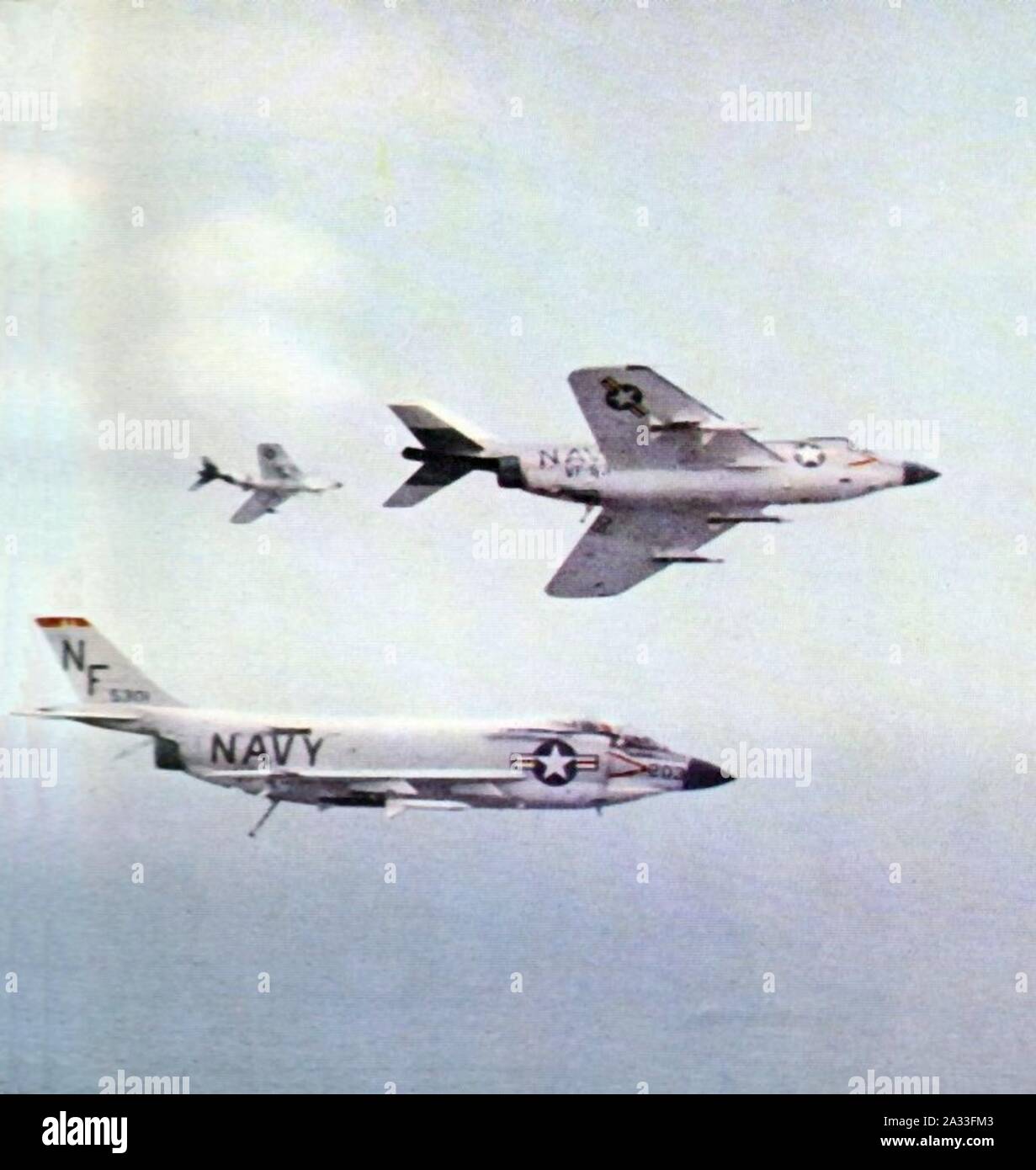 F3H-2 Démons VF-53 1961. Banque D'Images