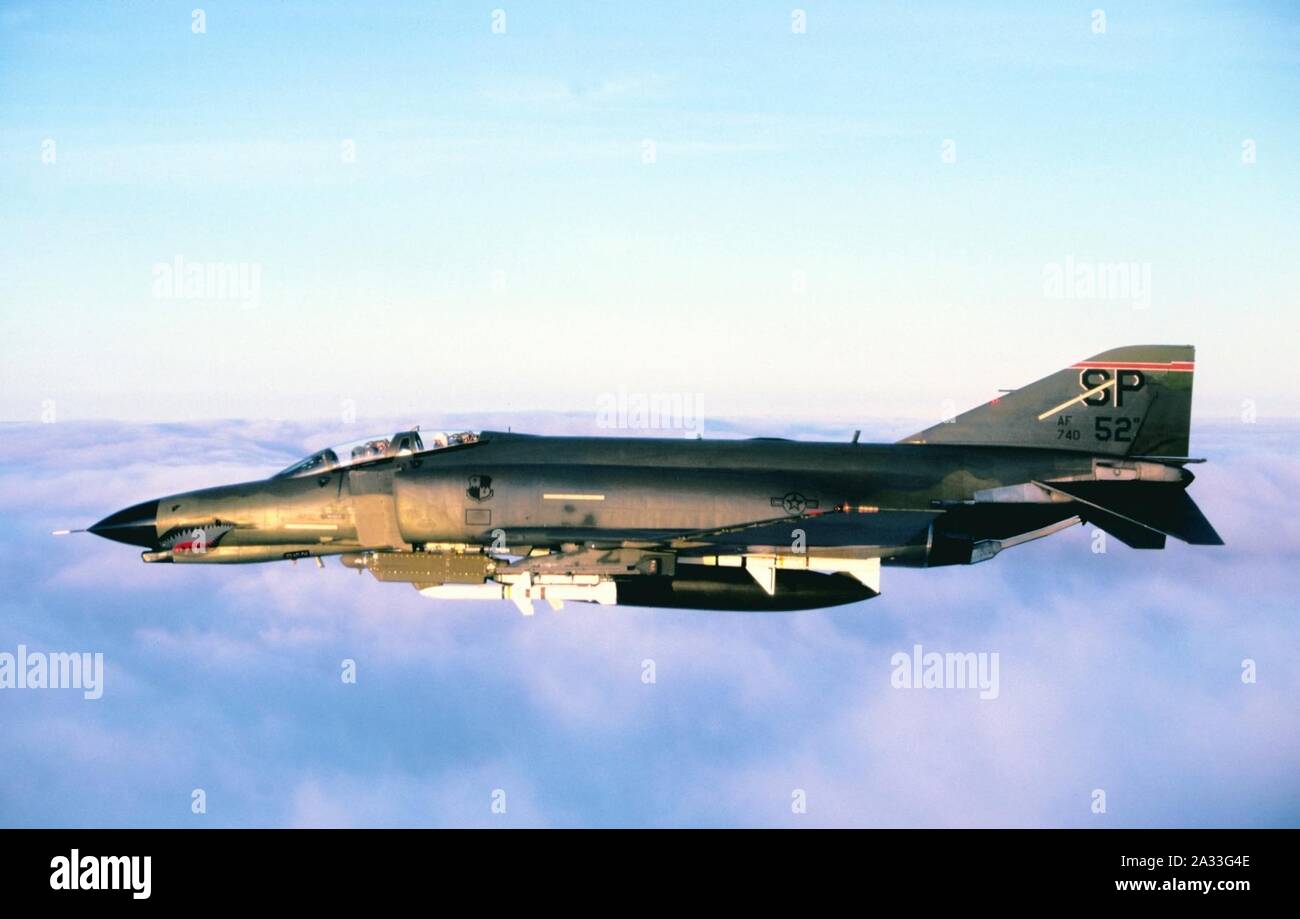 F-4E 52TET Nov1984. Banque D'Images