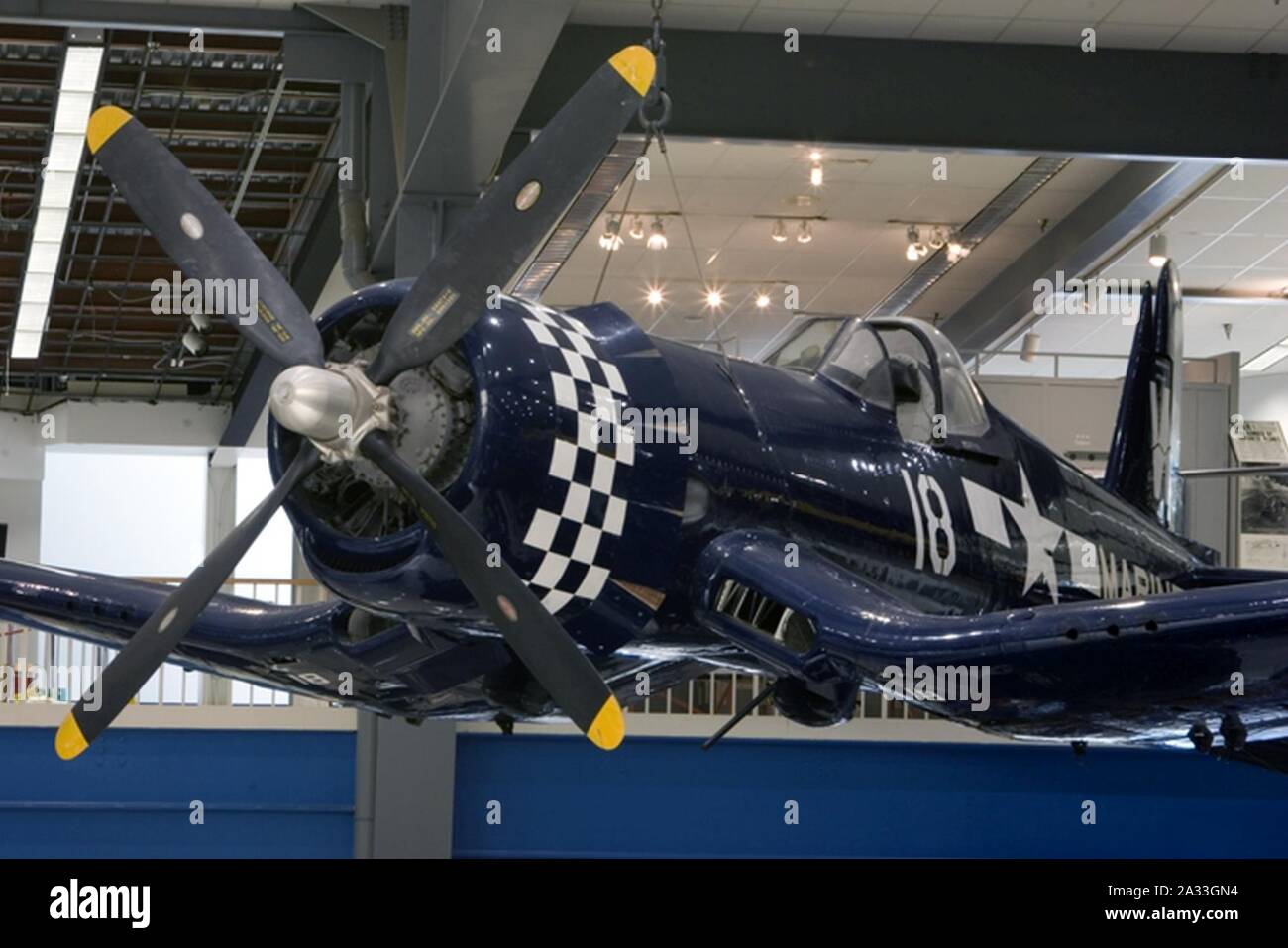 F4U-4 Bu 97142 à NAM. Banque D'Images