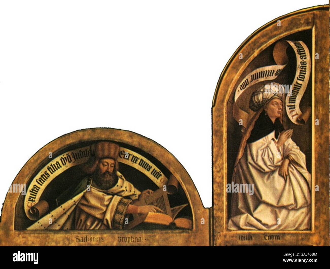 Retable de Gand-Lunetes-gauche. Banque D'Images