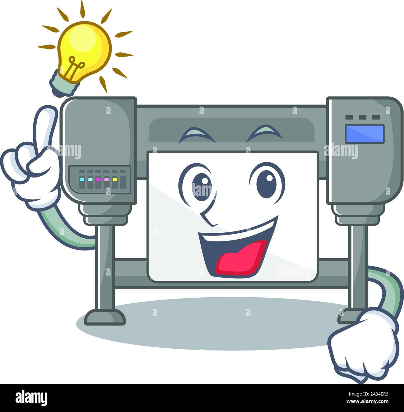 Avoir une idée sur les traceurs jouet mascot président Illustration de Vecteur