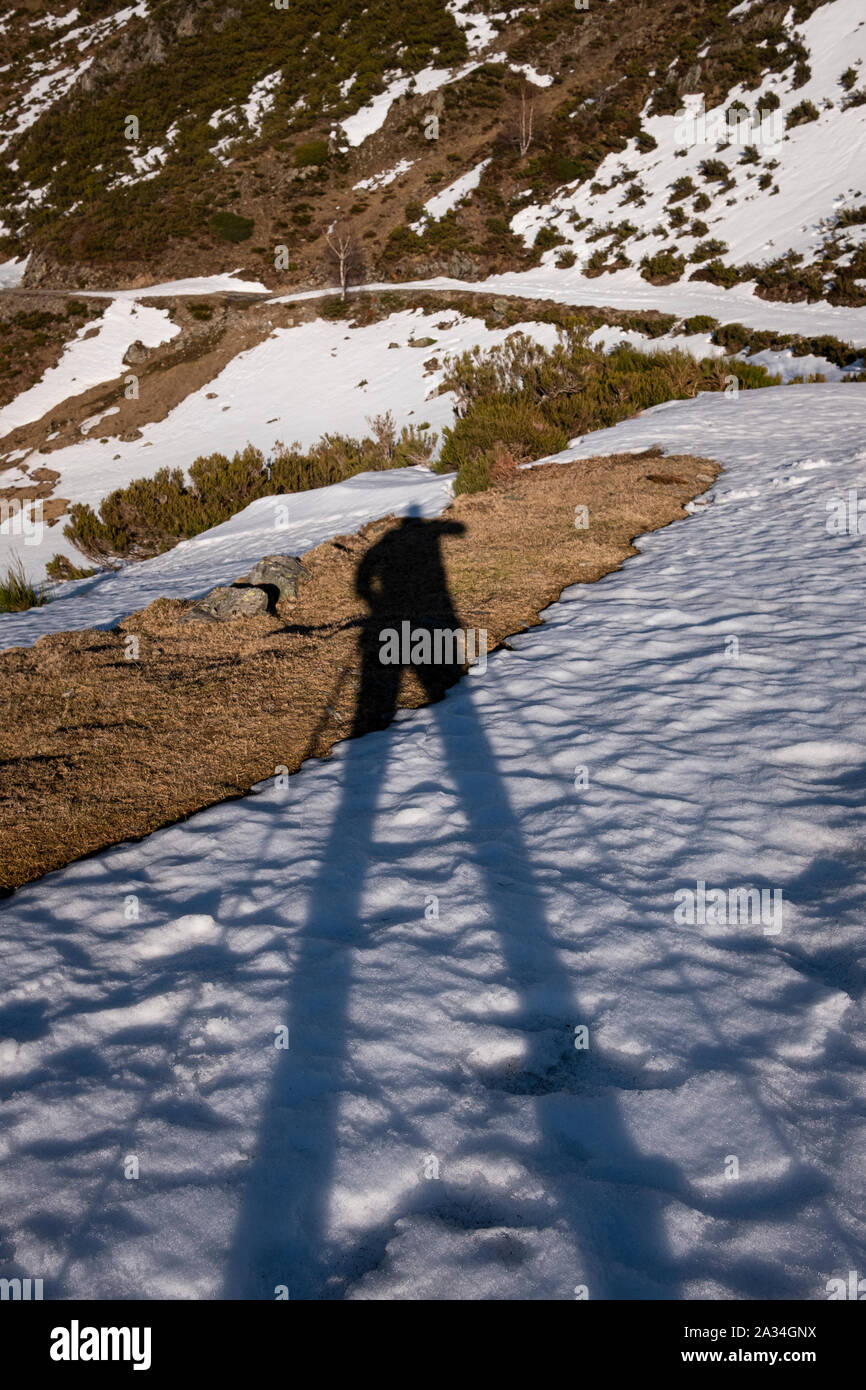Asturias, Espagne - 21 mars 2019 Photographe : ombre à Ruta del Cabril Banque D'Images