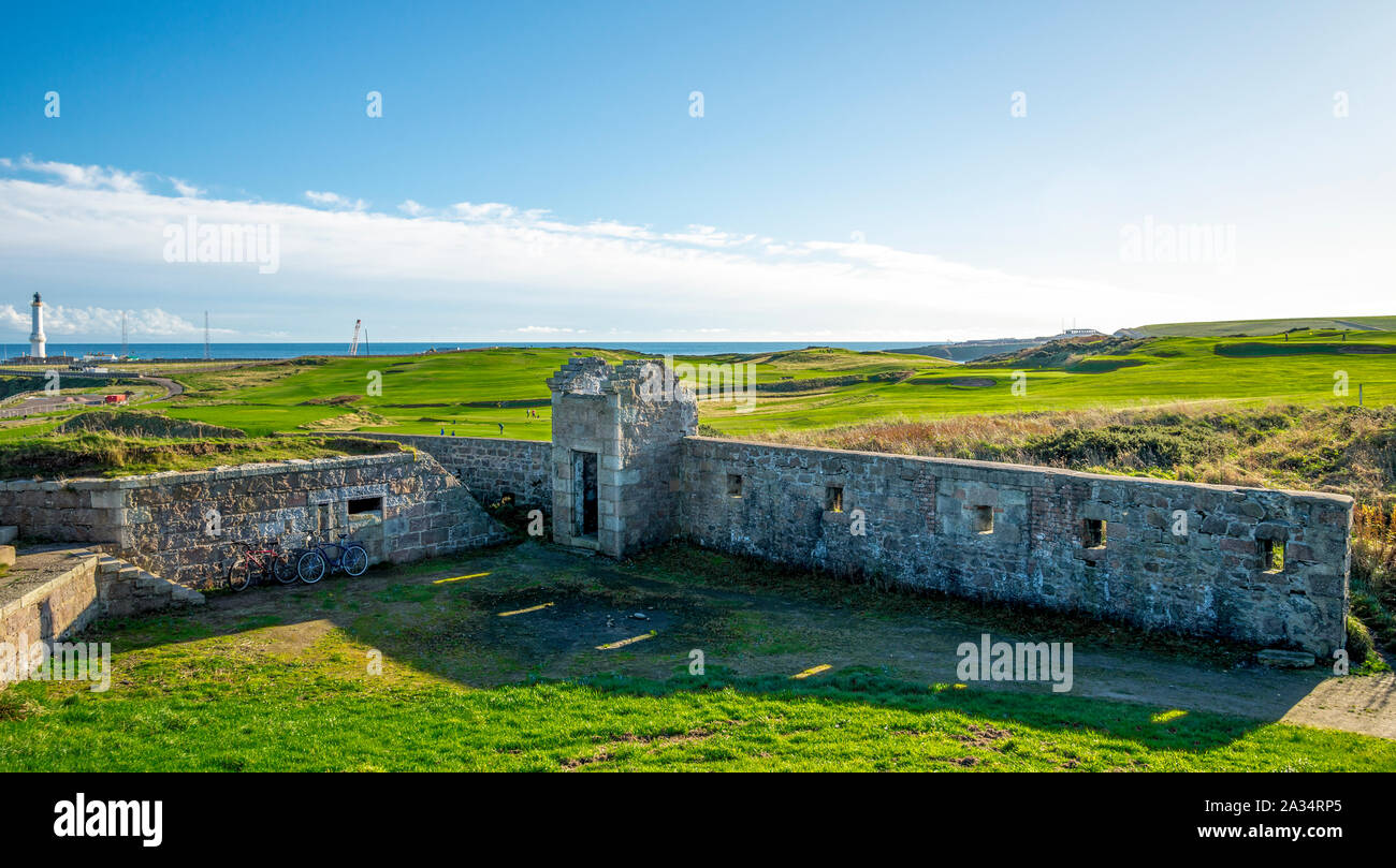 Ruines de Torry historique historique de la batterie à l'Écosse, la ville  d'Aberdeen Photo Stock - Alamy