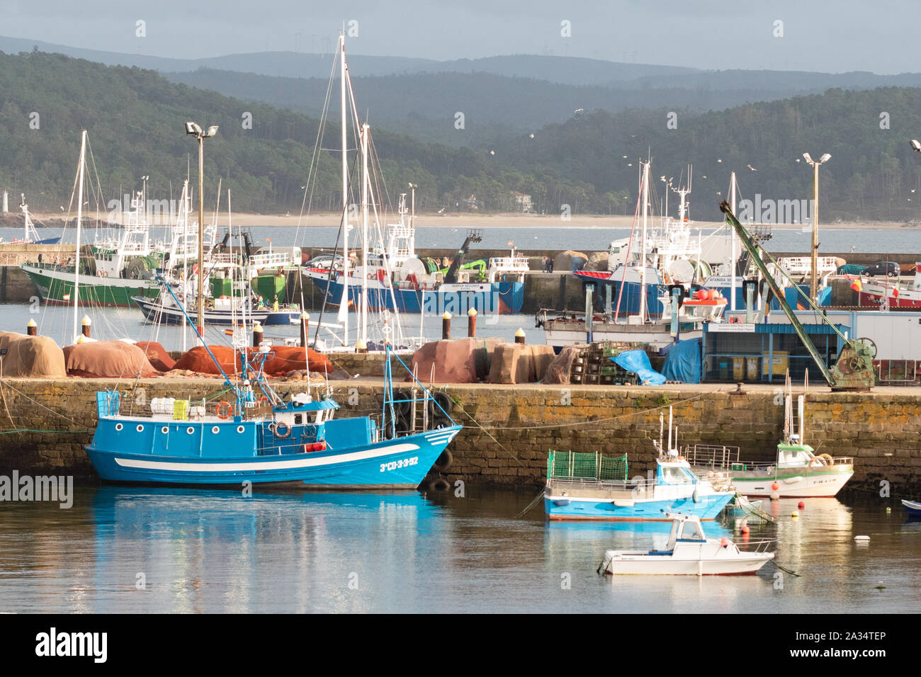 Juan Juan, Port, La Corogne, Galice, Espagne, Europe Banque D'Images