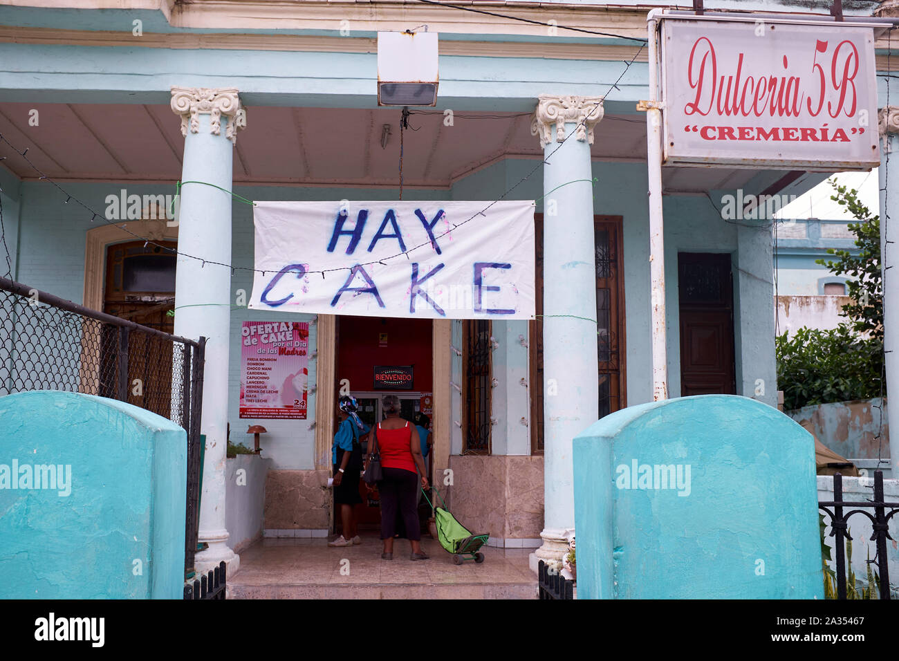 Il y a des gâteaux, La Havane, Cuba Banque D'Images