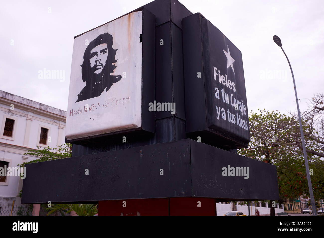 Les hommages au révolutionnaire argentin Che Guevara sont trouvés partout à Cuba Banque D'Images