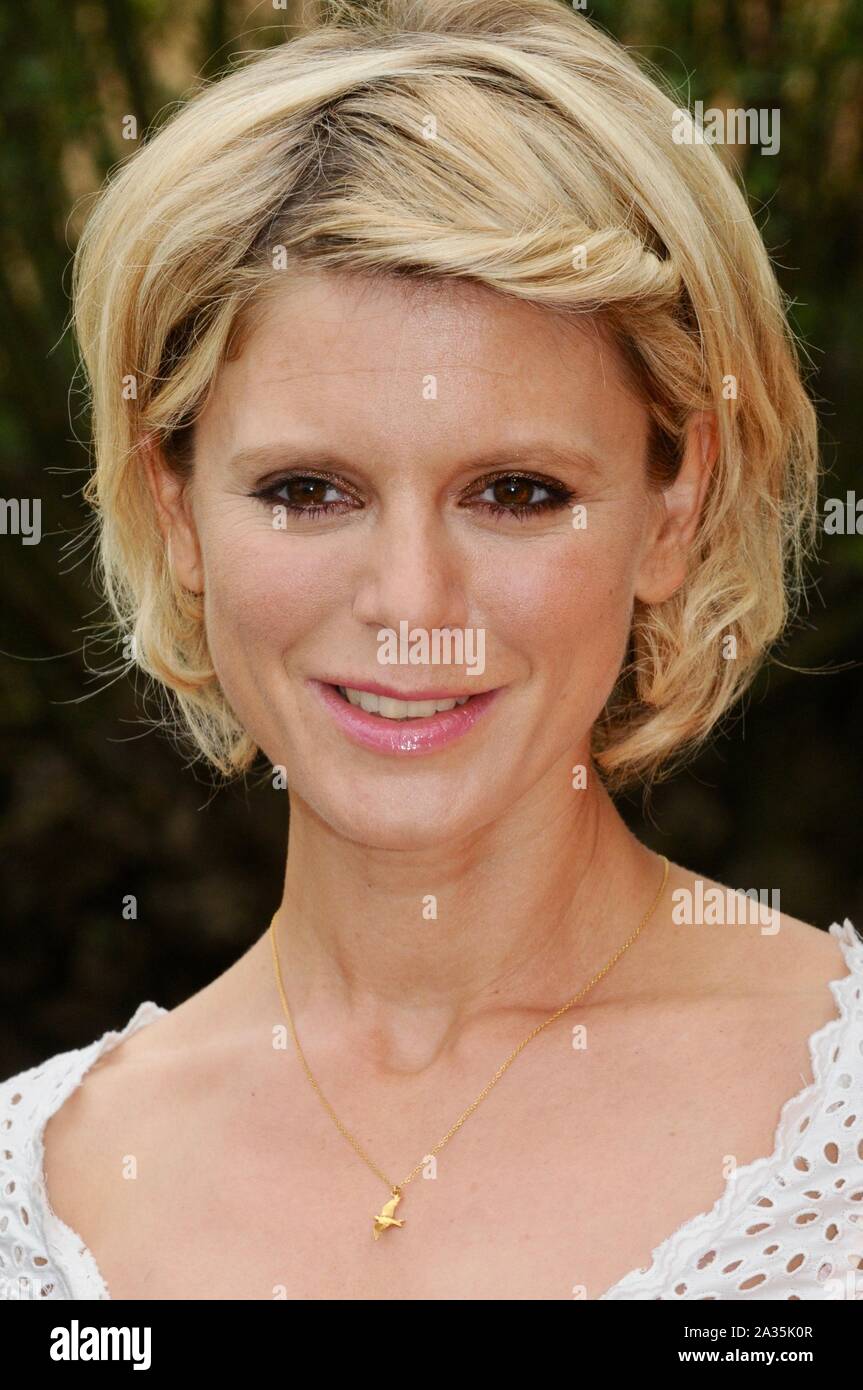 Emilia Fox. Appuyez sur et VIP jour Aperçu, RHS Chelsea Flower Show, Royal Hospital, Chelsea, Londres. UK Banque D'Images