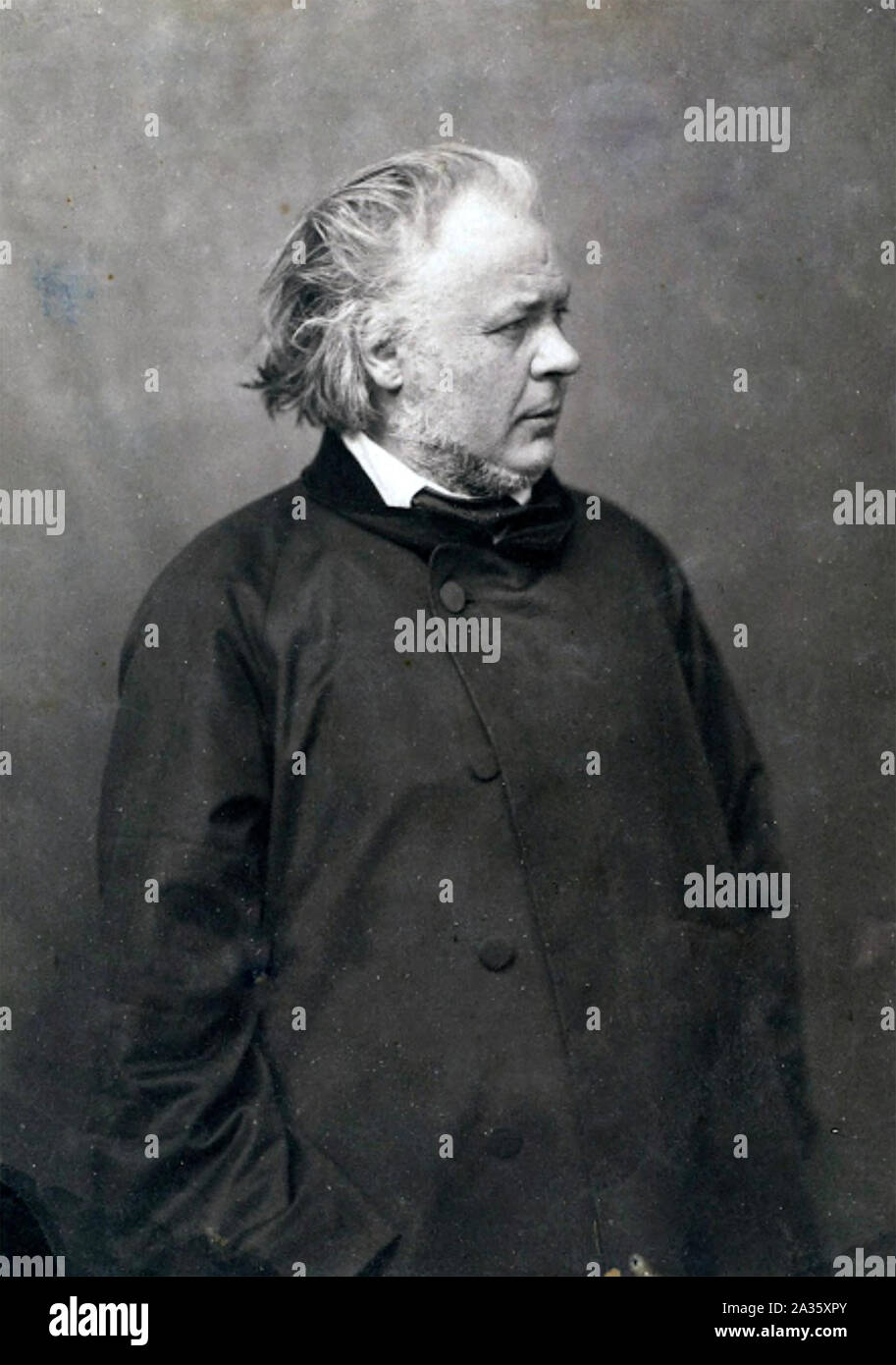 HONORÉ DAUMIER (1808-18979) artiste français sur 1850 Banque D'Images