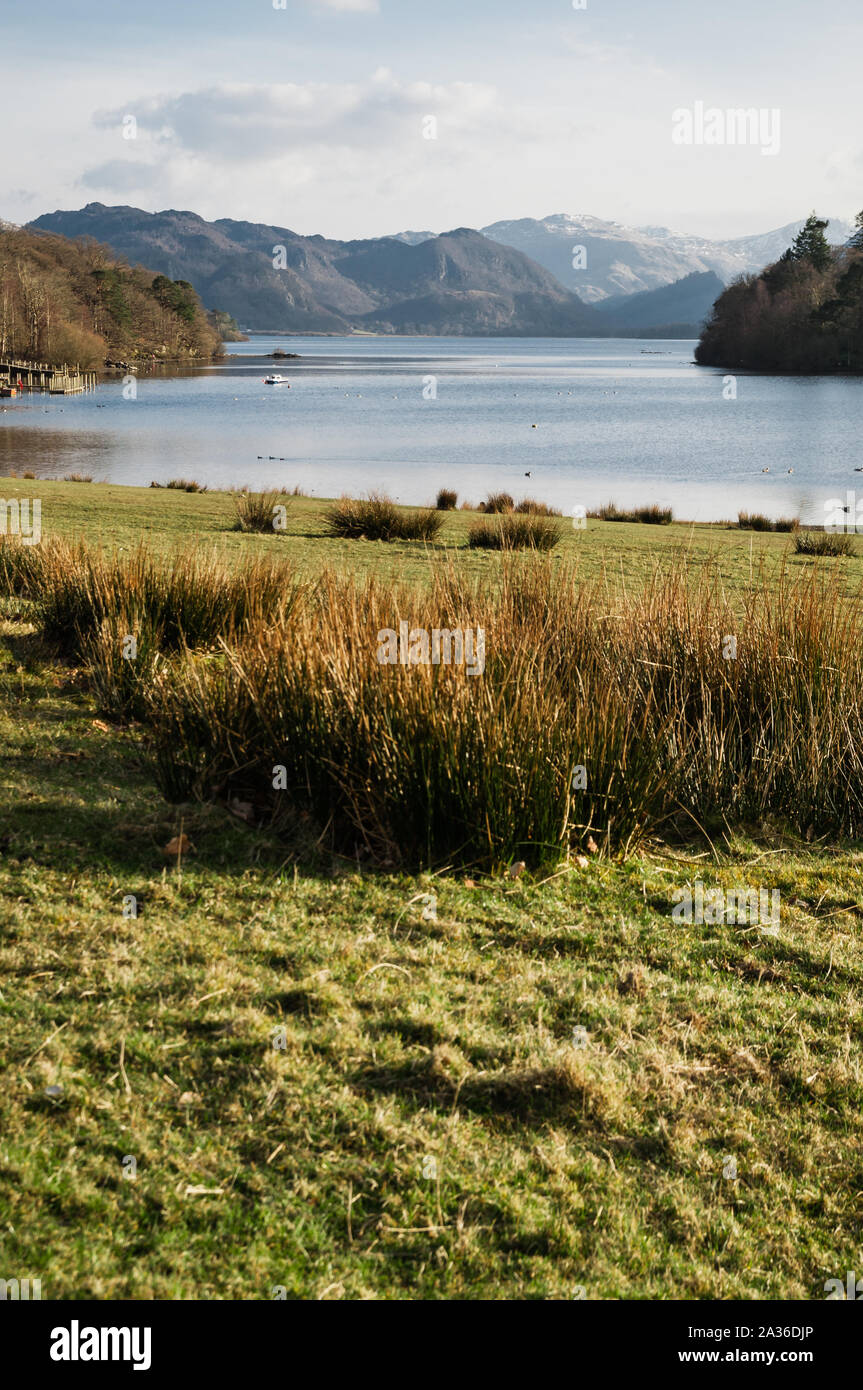 Vue sur des lacs de Lake District, Keswick, Cumbria Banque D'Images
