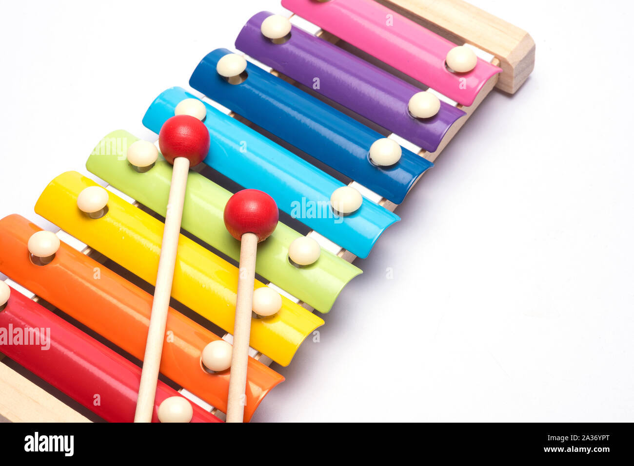 Maillets Marimba à Percussion, Maillets En Bois Pour Marimba, 4 Pièces Baguettes De Percussion Marteau Pour Instrument Glockenspiel, Xylophone