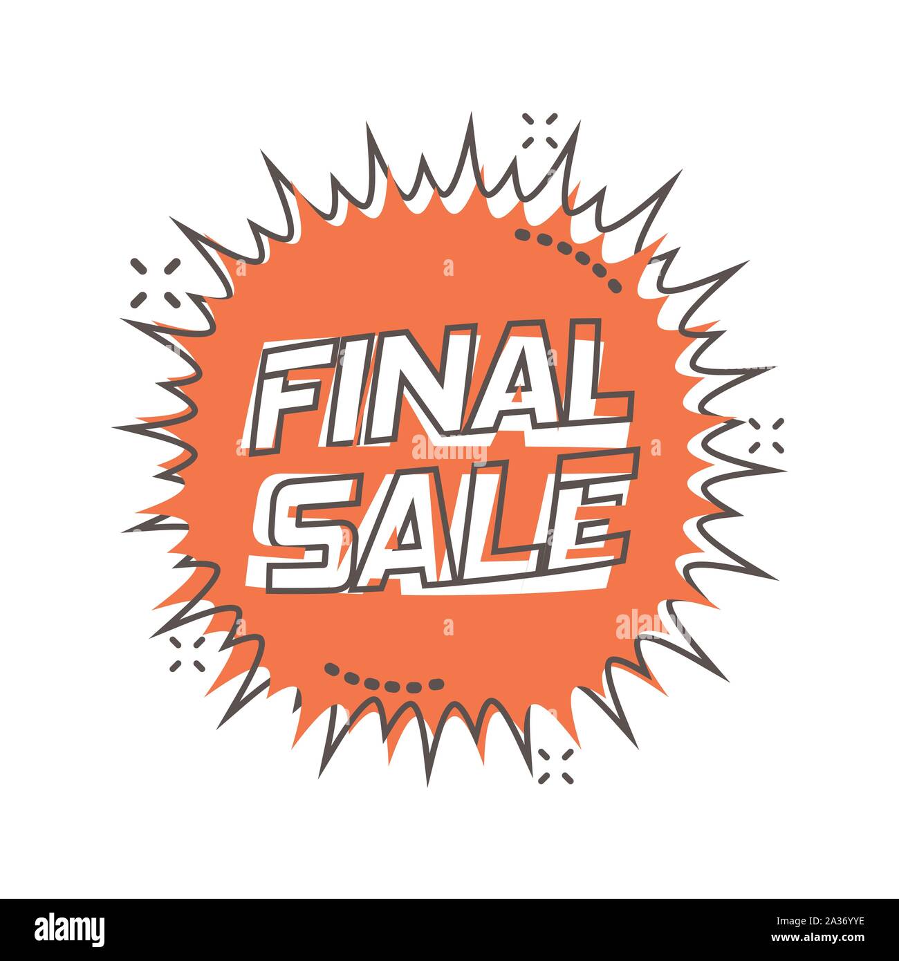 Vector cartoon commode sticker icône dans le style comique. Vente tag illustration pictogramme. Promotion discount vente finale effet splash concept. Illustration de Vecteur