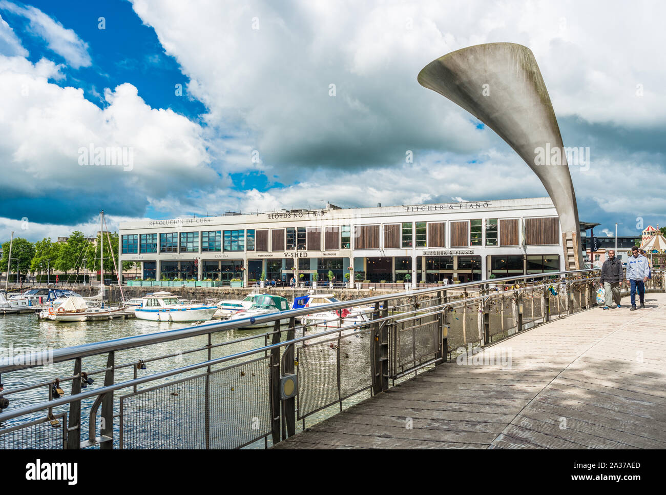 Pero's Bridge sur St Augustine's atteindre le port de Bristol Bristol Avon England UK GB EU Europe Banque D'Images