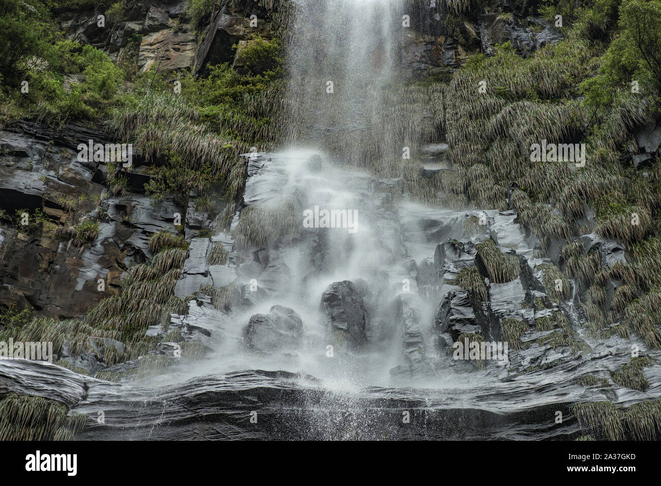 La "Cascade" dans la ville de Urubici, Santa Catarina, Brésil. Urubici c'est une ville célèbre pour l'éco-tourisme dans le sud du Brésil, un randonneur et touristes Banque D'Images