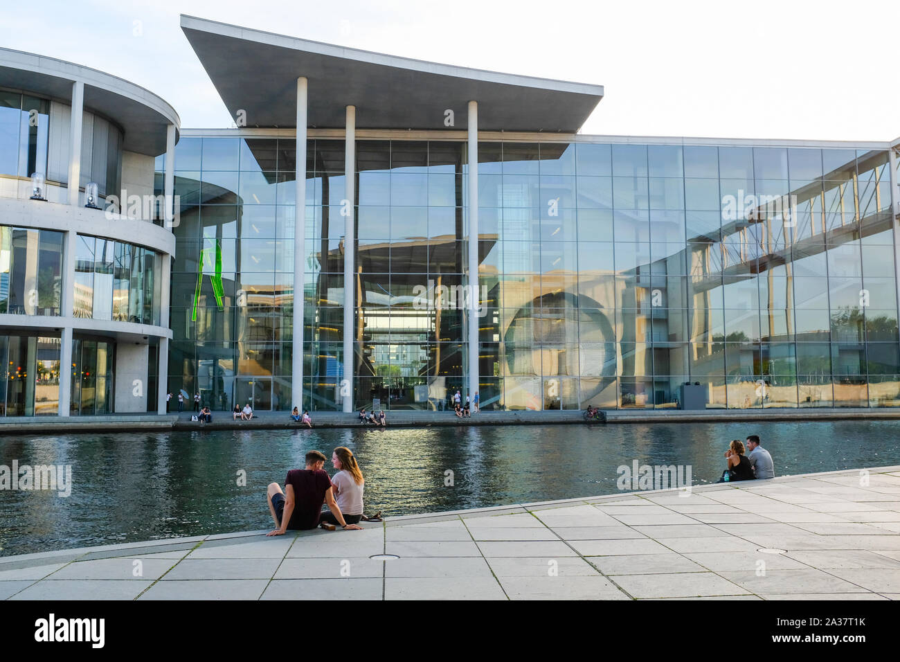 Le bâtiment Marie-Elisabeth Luders Haus est un des immeubles dans le nouveau complexe parlementaire dans le nouveau quartier du gouvernement de Berlin Banque D'Images