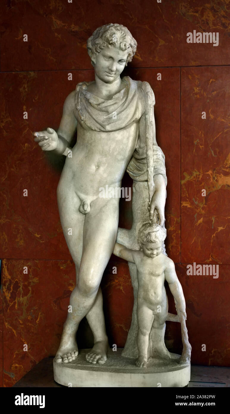 Dit satyre satyre fétide à propos de Rome, Italie Romaine AD 125-150, Banque D'Images