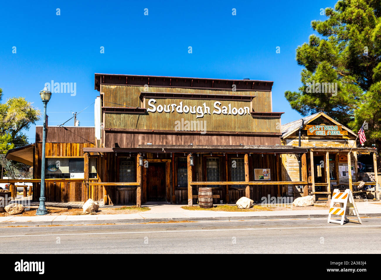 Des scènes de Beatty Nevada source de l'Amargosa River qui se termine dans la vallée de la mort en Californie Banque D'Images