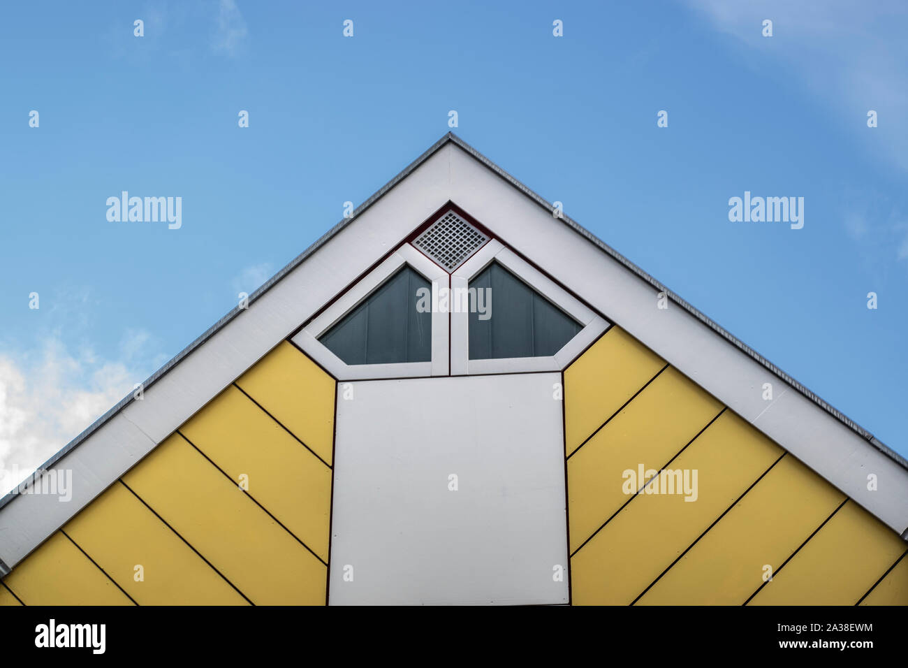 Rotterdam, Pays-Bas - 4 octobre 2019 : Kijk-Kubus. Les maisons cubiques. Banque D'Images