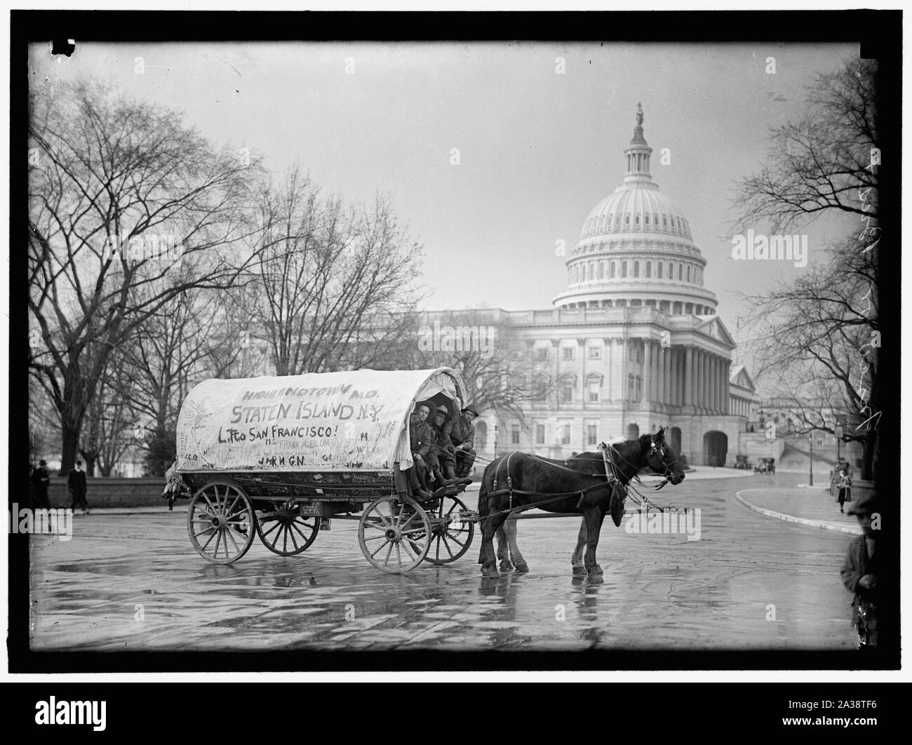 SAN FRANCISCO PAR WAGON DE Staten Island, NEW YORK Banque D'Images