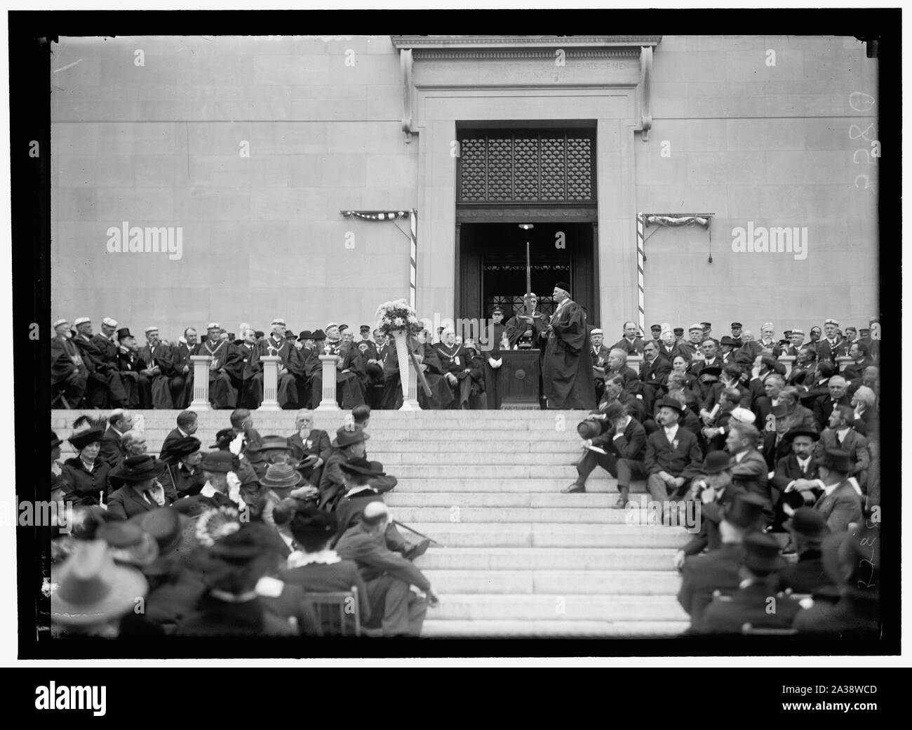 SCOTTISH RITE TEMPLE. Dévouement, Vues générales Banque D'Images