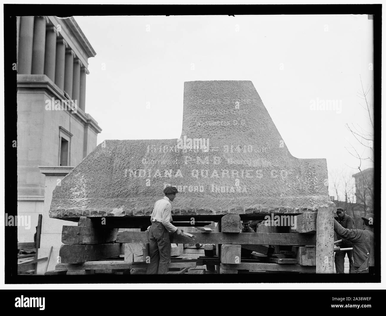 SCOTTISH RITE TEMPLE. Pierre POUR LE SPHINX Banque D'Images