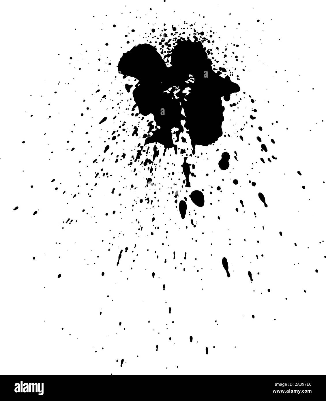 Gouttes noir. Voir plus boueux et grunge images dans mon portfolio. Illustration de Vecteur