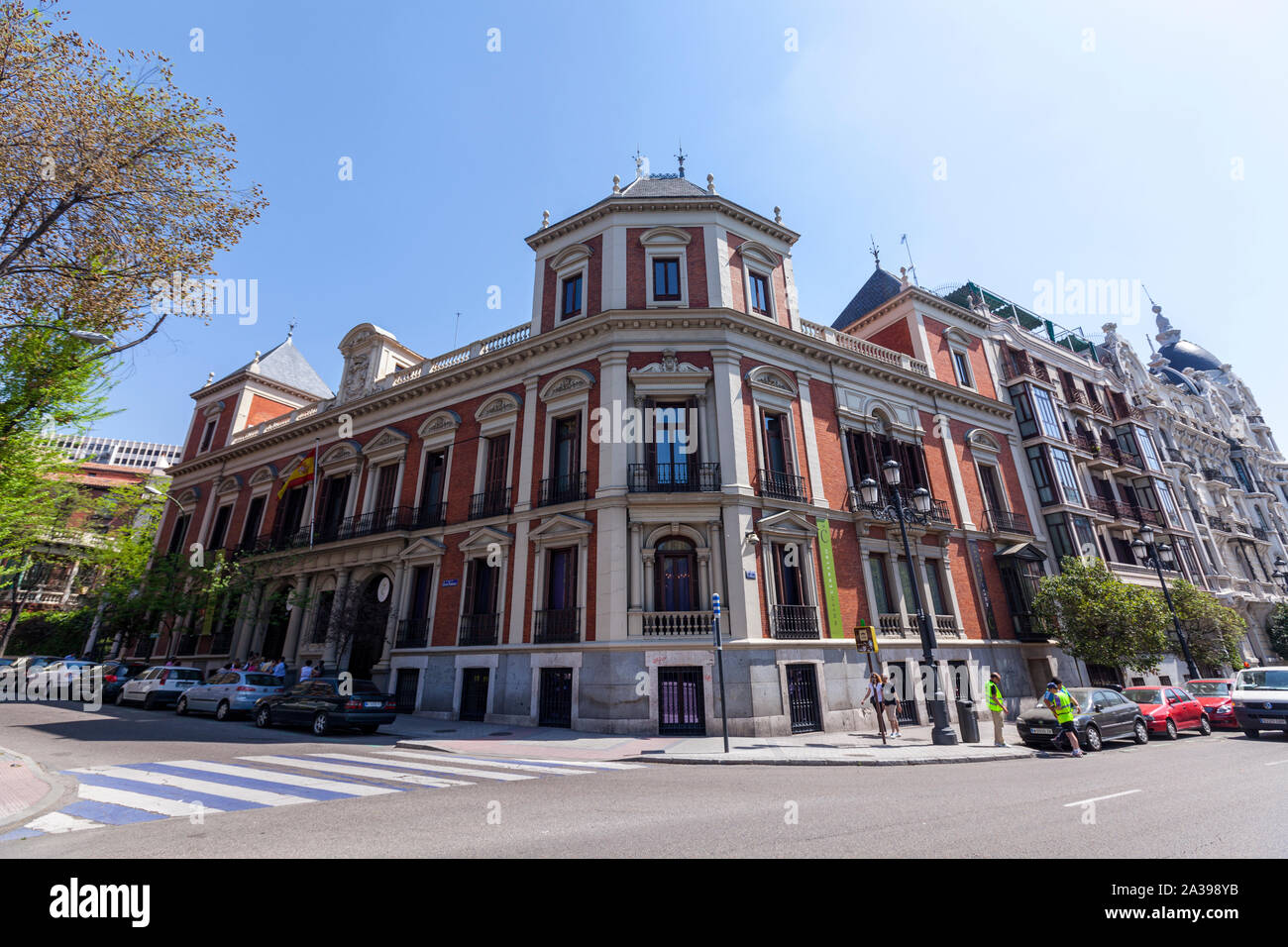 Façade du Museo Cerralbo, Madrid, Espagne Banque D'Images