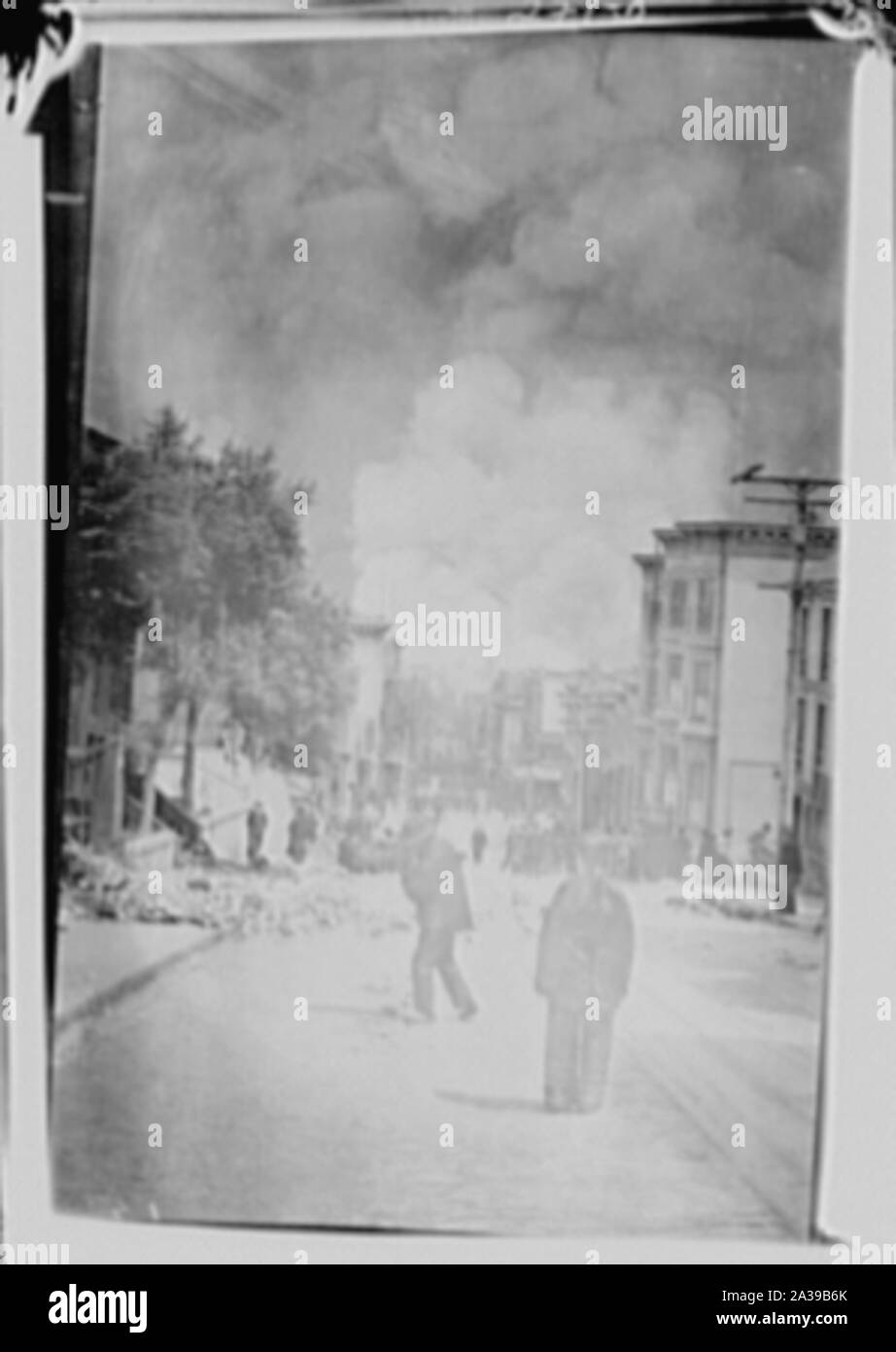 San Francisco, 18 avril, 1906 Banque D'Images