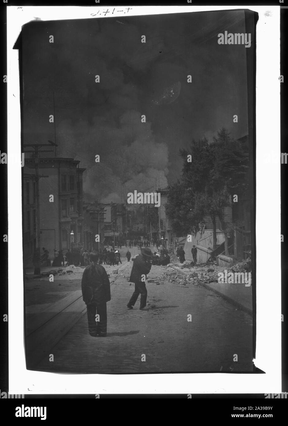 San Francisco, 18 avril, 1906 Banque D'Images