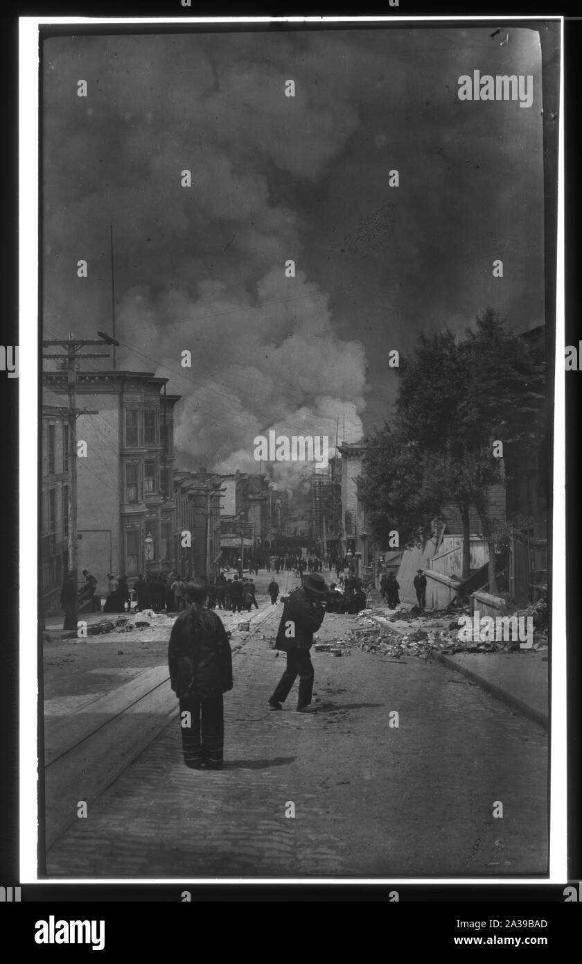 San Francisco, 18 avril, 1906 Banque D'Images