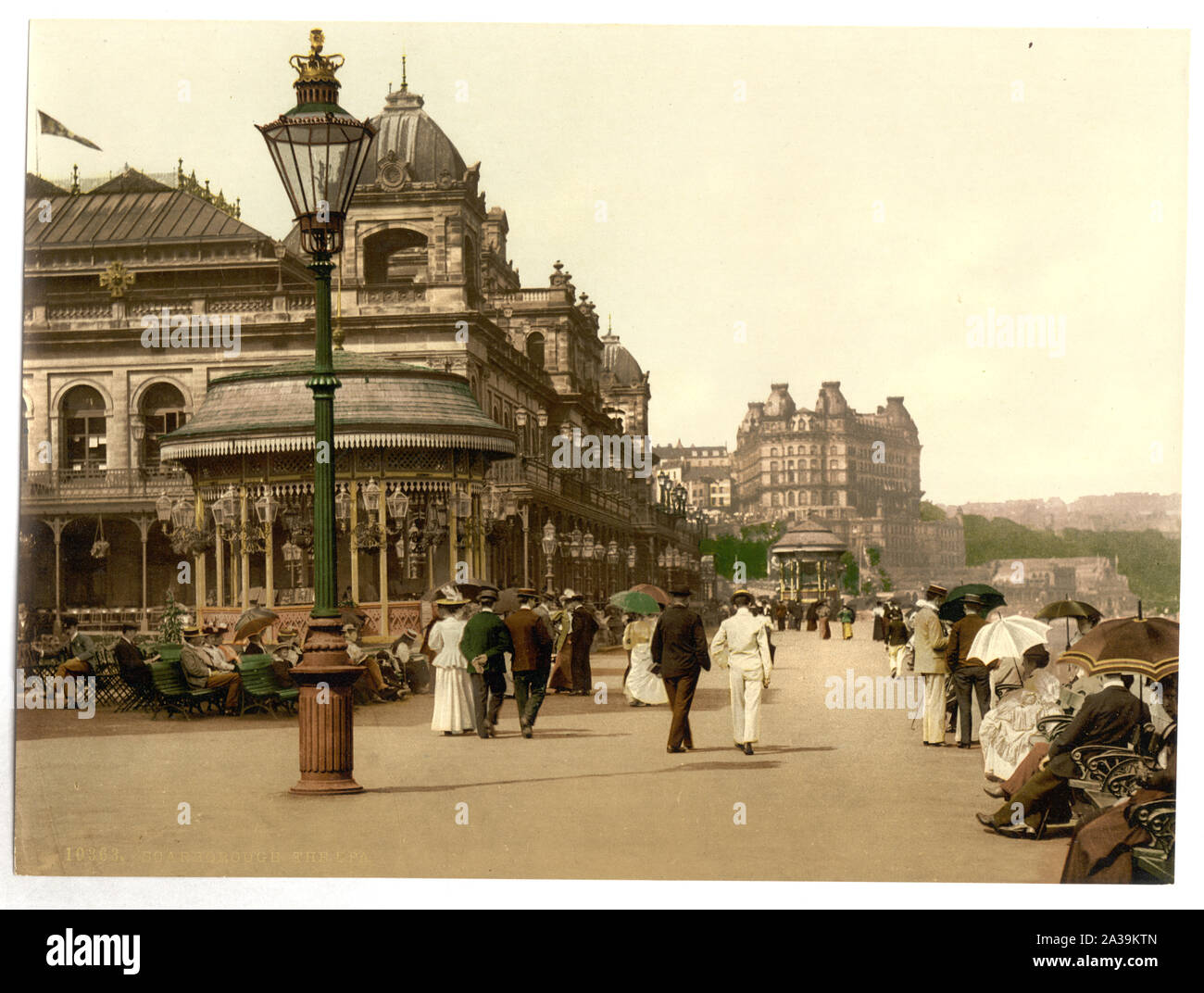 Le spa, Scarborough, Yorkshire, Angleterre ; titre de la Detroit Publishing Co., catalogue J-section étrangère, Detroit, Michigan : Detroit Publishing Company, 1905. ; fait partie de : Vues de l'Angleterre dans la collection imprimée. Photochrom n° d'impression ; 10363. ; Banque D'Images