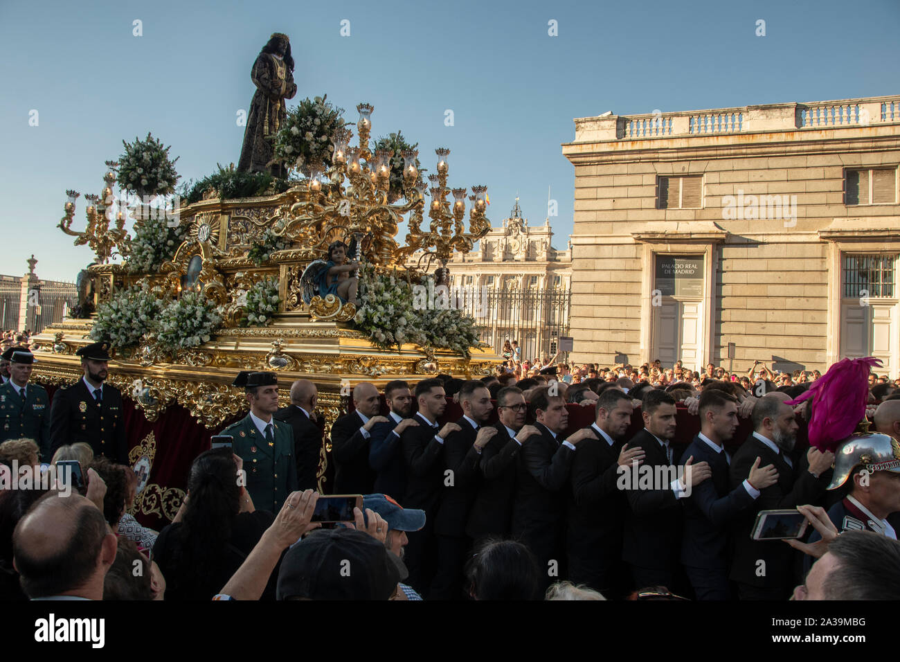 Elle est de 80 ans depuis le retour de Jésus de Medinaceli à Madrid et de Genève, après la fin de la Guerre Civile Espagnole en 1939. À son retour, le Banque D'Images