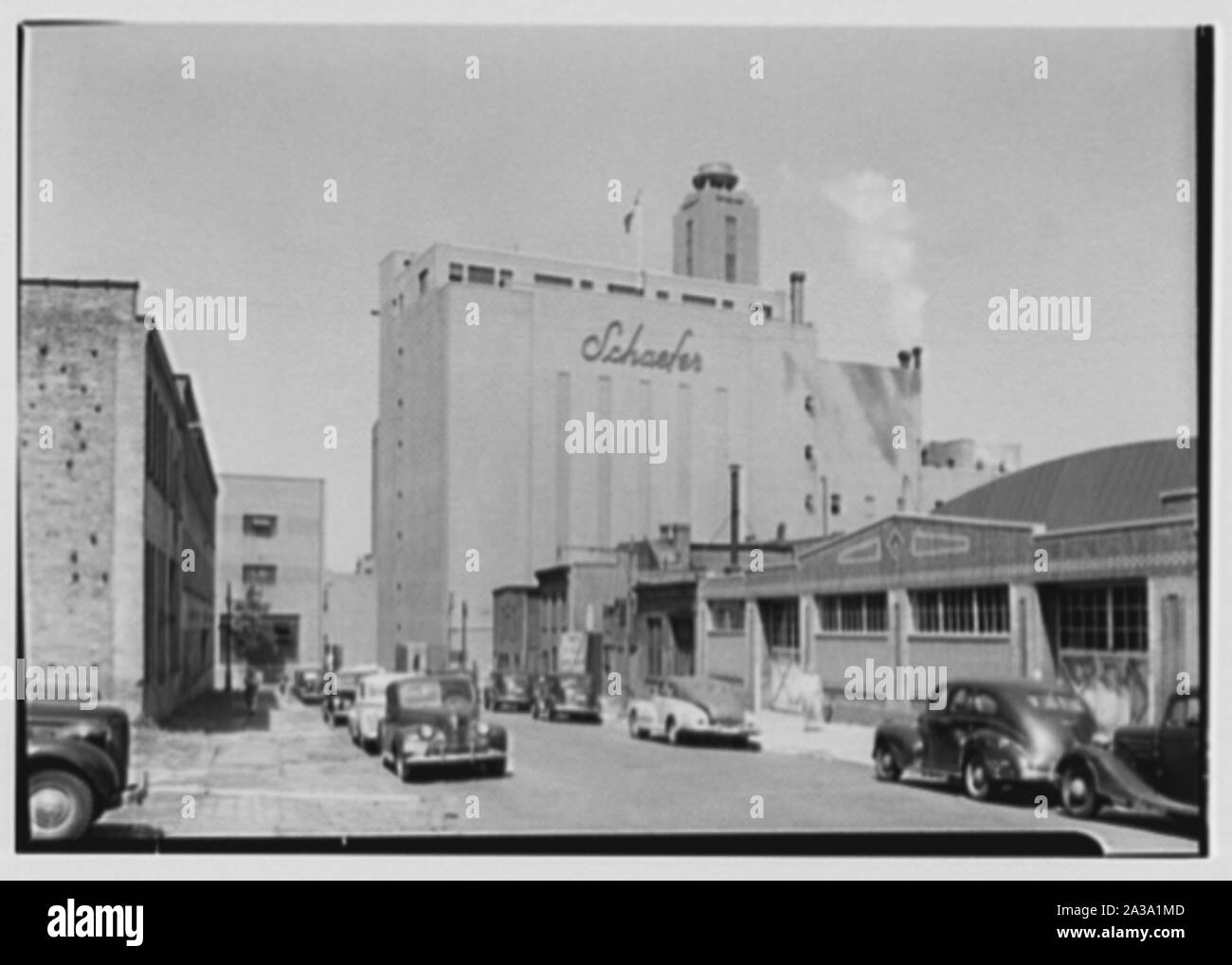 Schaefer's Brewery, Kent Avenue, Brooklyn. Banque D'Images