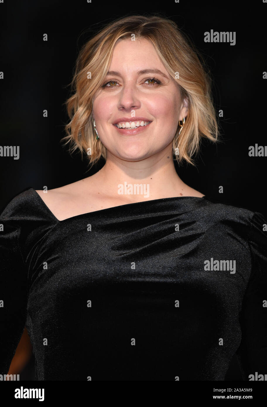 Londres, Royaume-Uni. 06 Oct, 2019. L'actrice américaine/ Greta Gerwig directeur assiste à la première de ce rapport à la 63e BFI London Film Festival le 6 octobre 2019. Photo par Rune Hellestad/UPI UPI : Crédit/Alamy Live News Banque D'Images