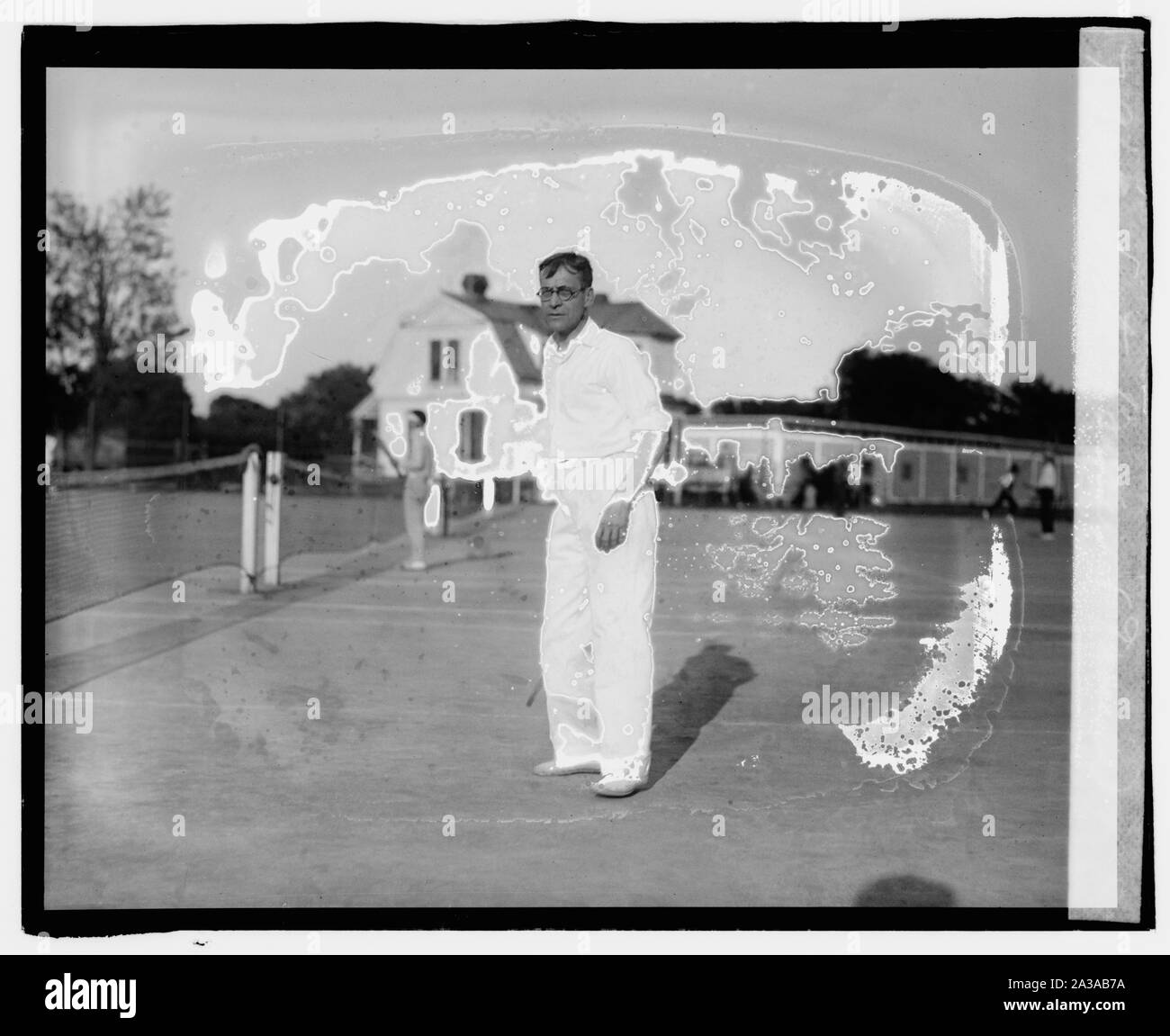 Secrétaire. Baker (tennis) Banque D'Images