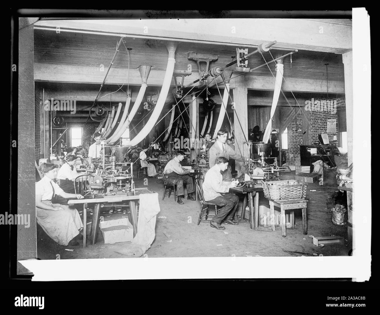 La distribution des semences, Département de l'Agrl. Banque D'Images