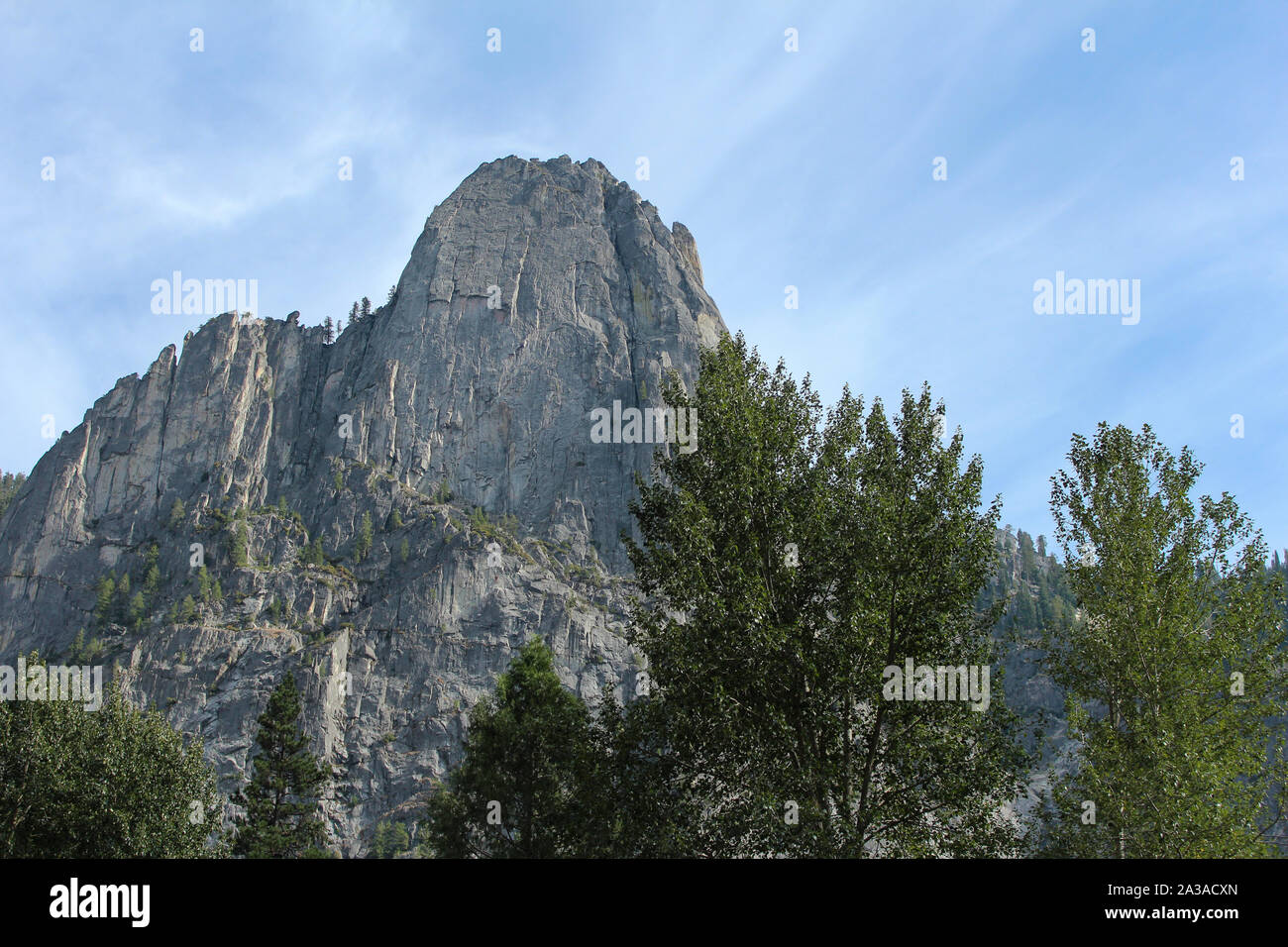 Vue d'un des sommet de Yosemite National Park, California, USA Banque D'Images