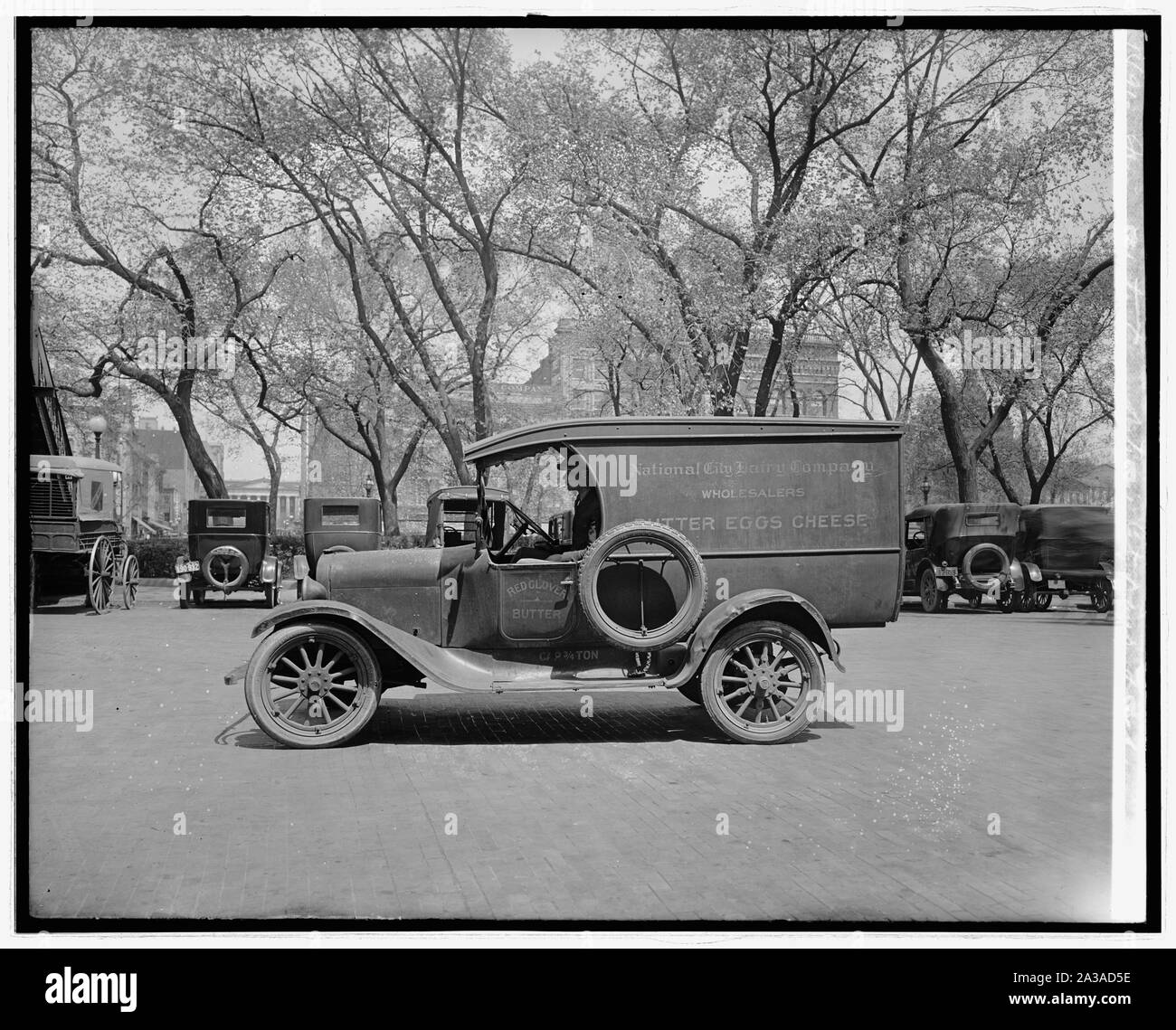 Semmes Motor Co., camion laitier National City [1926] Banque D'Images