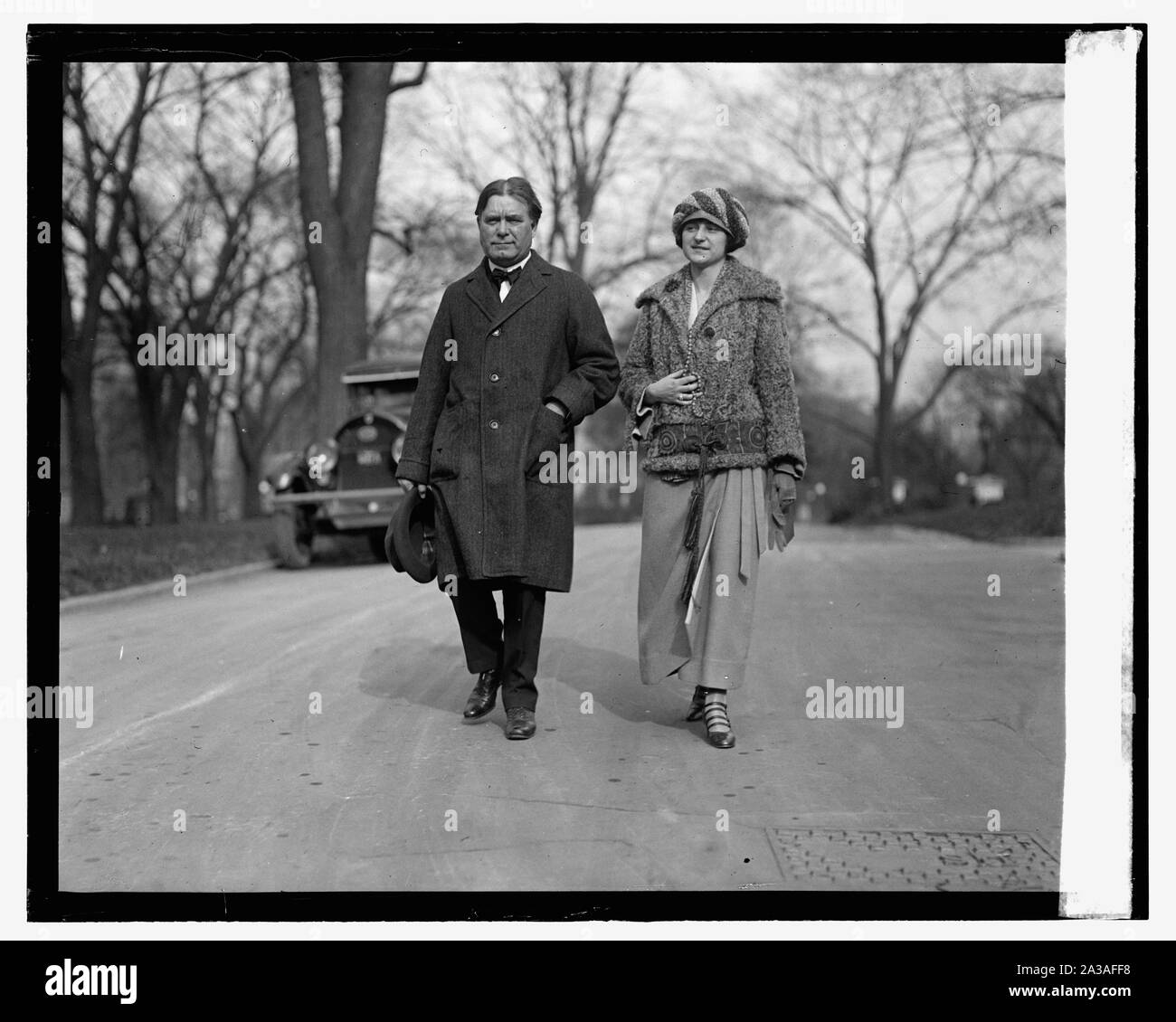 Sen. Wm. E. Borah & Mlle Marie[H] aggworth Banque D'Images