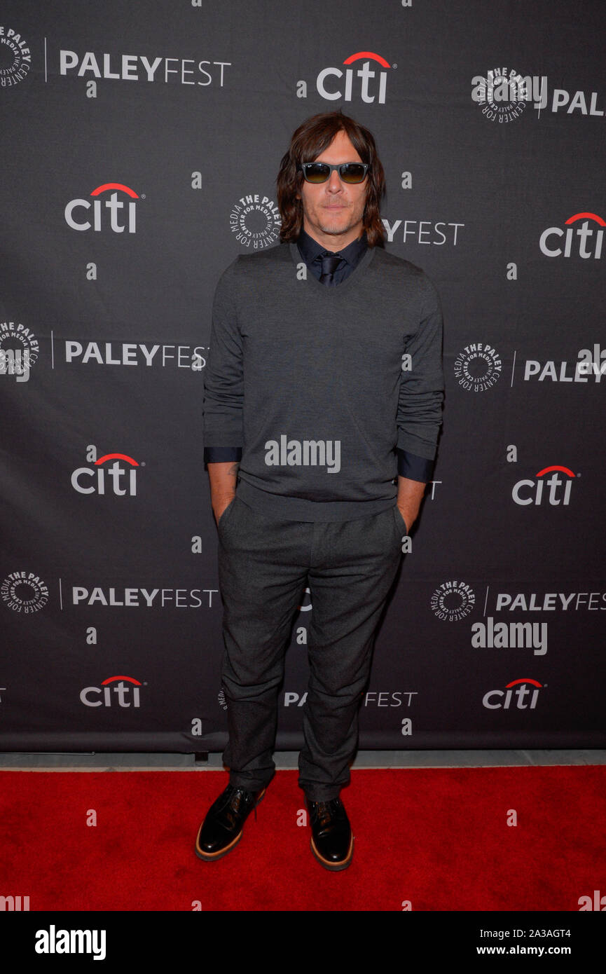 New York, États-Unis. 05 Oct, 2019. André Vigneau Norman acteur assiste à The Walking Dead, PaleyFest New York au Paley Center for Media, à New York. Credit : SOPA/Alamy Images Limited Live News Banque D'Images