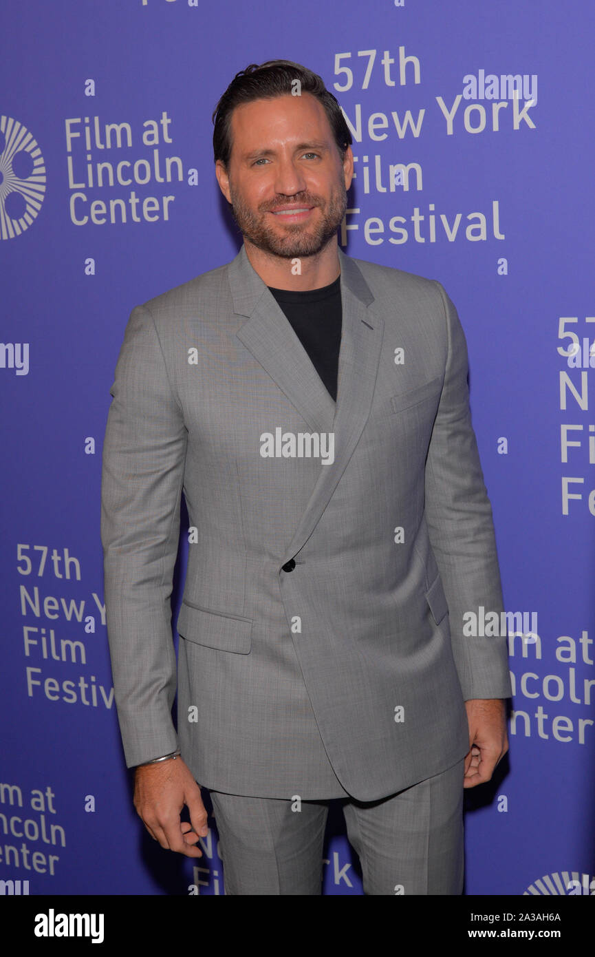 New York, États-Unis. 05 Oct, 2019. Edgar Ramirez assiste au 57e Festival du Film de New York Wasp 'Réseau' les arrivées à l'Alice Tully Hall, Lincoln Center à New York. Credit : SOPA/Alamy Images Limited Live News Banque D'Images