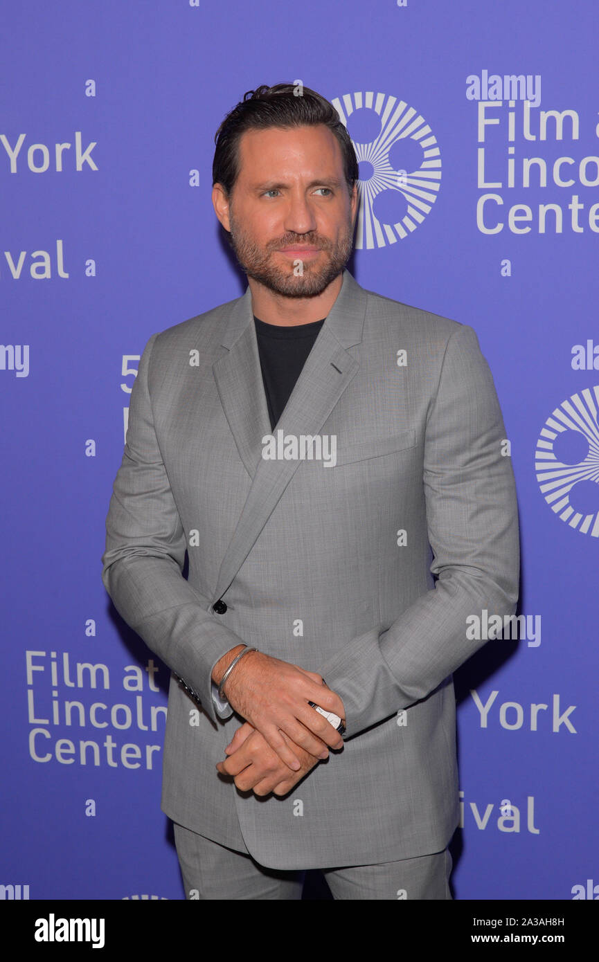 New York, États-Unis. 05 Oct, 2019. Edgar Ramirez assiste au 57e Festival du Film de New York Wasp 'Réseau' les arrivées à l'Alice Tully Hall, Lincoln Center à New York. Credit : SOPA/Alamy Images Limited Live News Banque D'Images