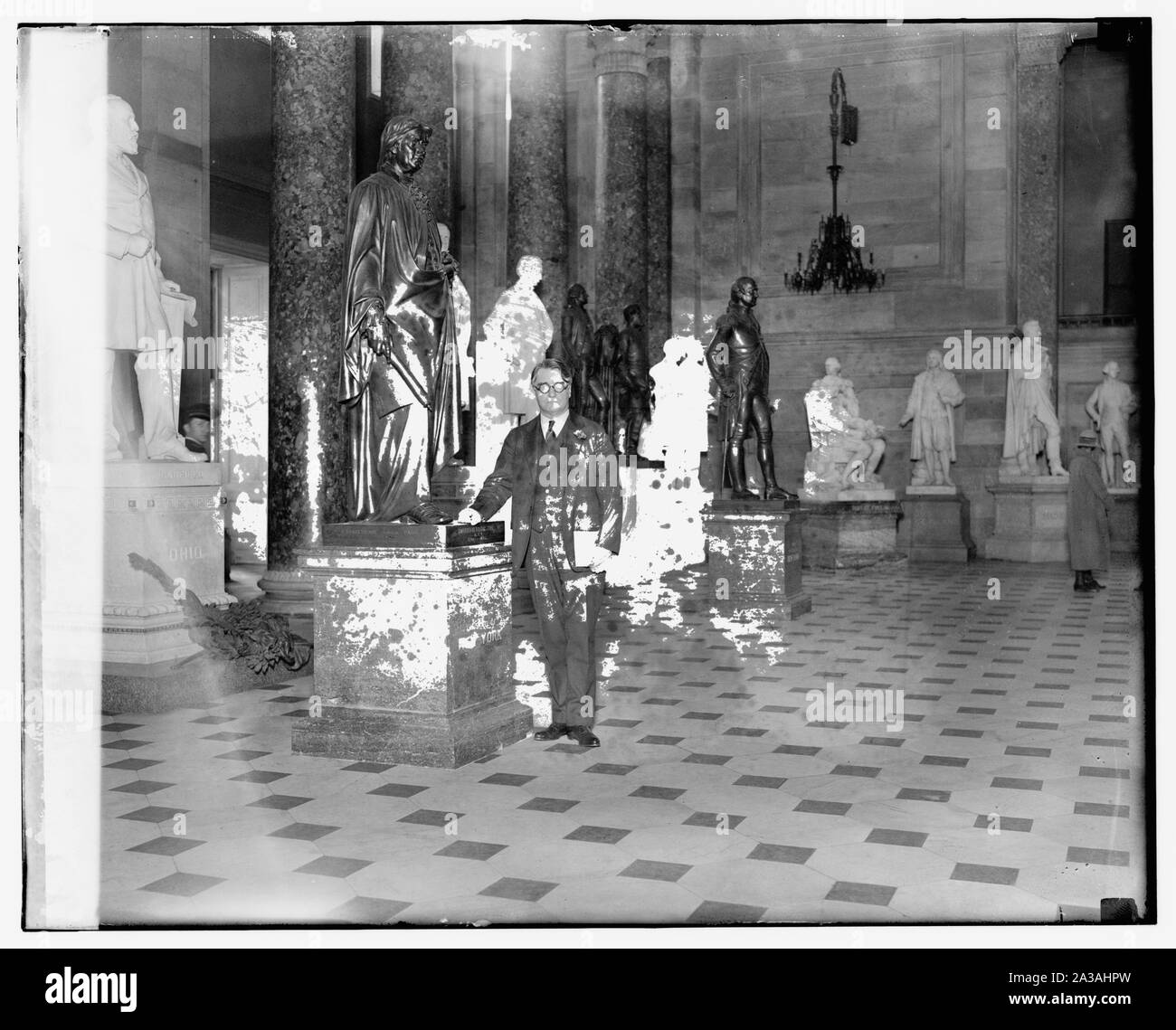 Le sénateur L.R. Copeland en Statuary Hall dans Capitol, 12/12/24 Banque D'Images