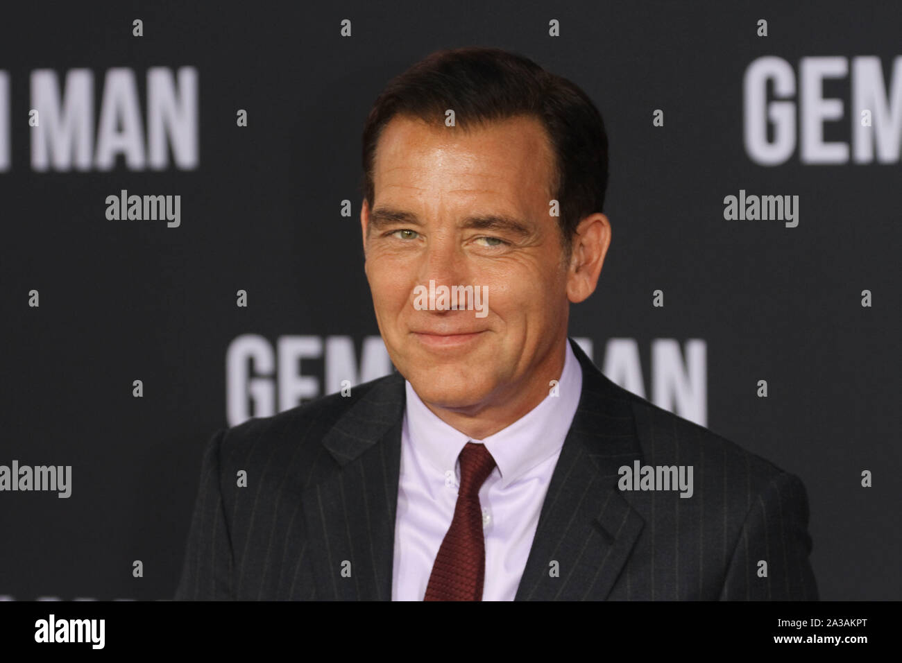 Los Angeles, USA. 06 Oct, 2019. Clive Owen à Paramount Pictures' 'Gemini Man' Premiere tenue au Théâtre chinois de Grauman à Los Angeles, CA, le 6 octobre 2019. Crédit photo : Joseph Martinez/PictureLux PictureLux Crédit : Le Hollywood/Archive/Alamy Live News Banque D'Images