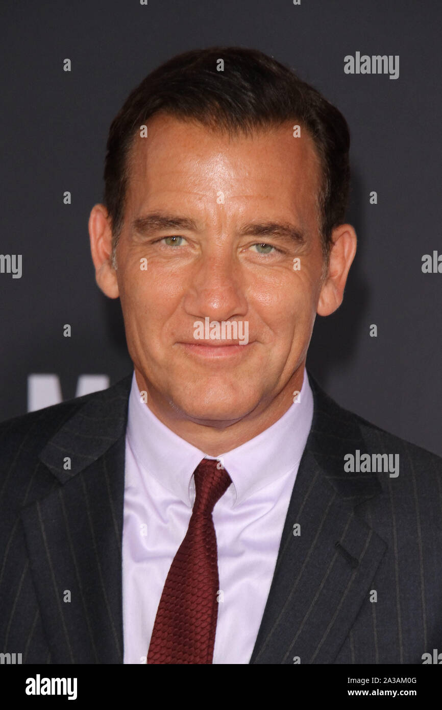 Los Angeles, USA. 06 Oct, 2019. Clive Owen à Paramount Pictures' 'Gemini Man' Premiere tenue au Théâtre chinois de Grauman à Los Angeles, CA, le 6 octobre 2019. Crédit photo : Joseph Martinez/PictureLux PictureLux Crédit : Le Hollywood/Archive/Alamy Live News Banque D'Images