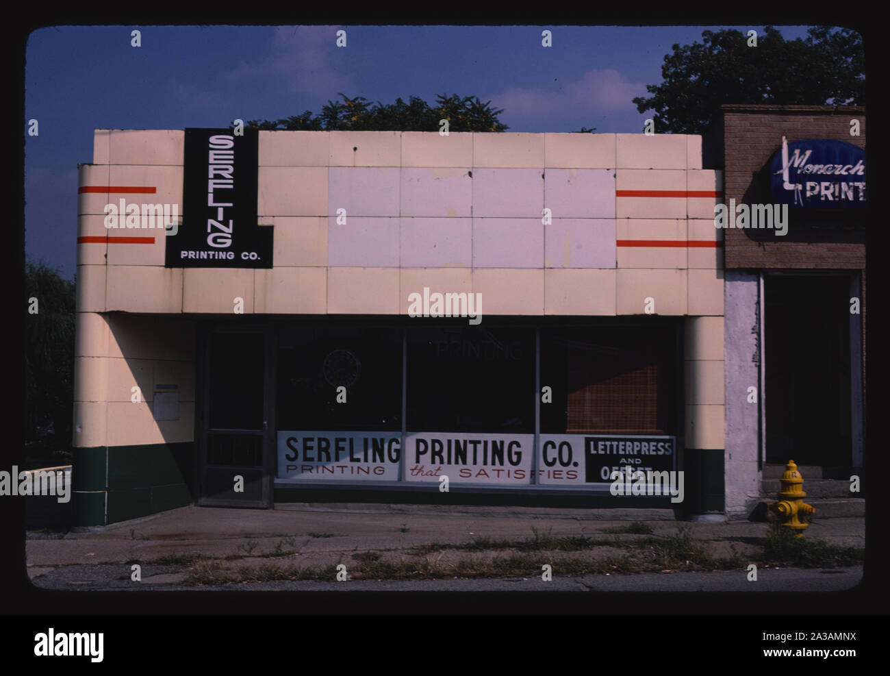 L'impression de Serfling Co, Grand Rapids, Michigan Banque D'Images