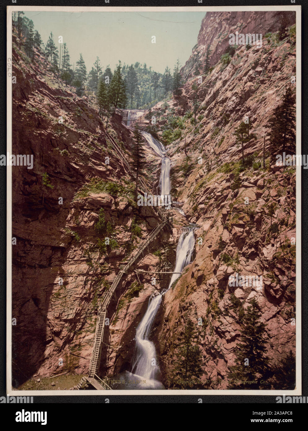 Sept Chutes, Cheyenne Canon Banque D'Images